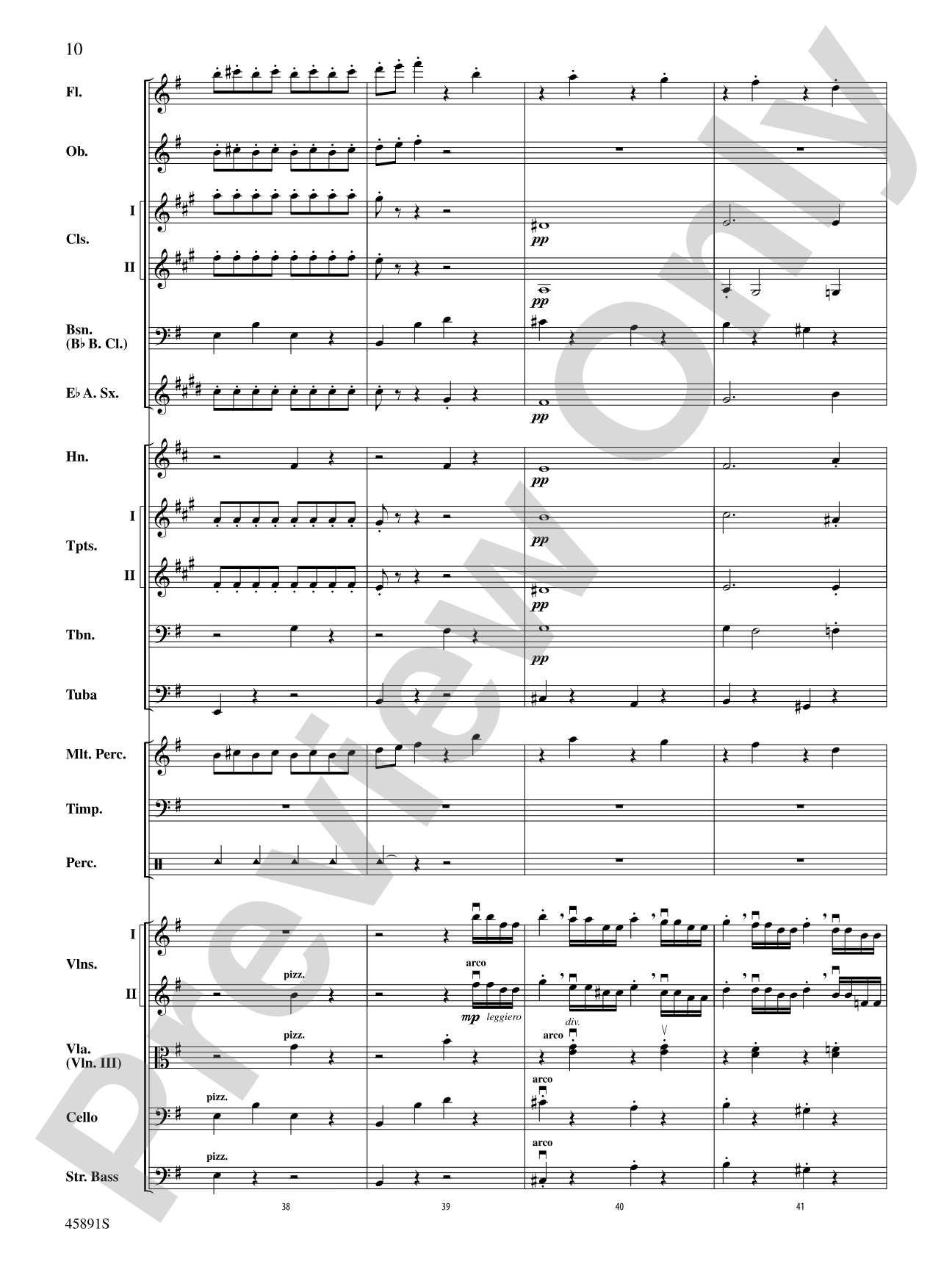 Dance of the Hours: Full Orchestra Conductor Score & Parts