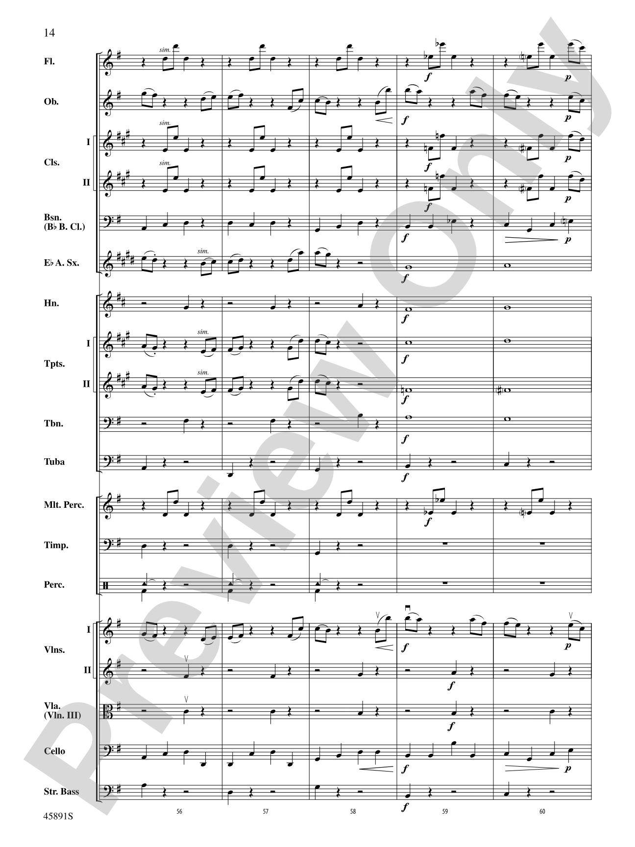Dance of the Hours: Full Orchestra Conductor Score & Parts