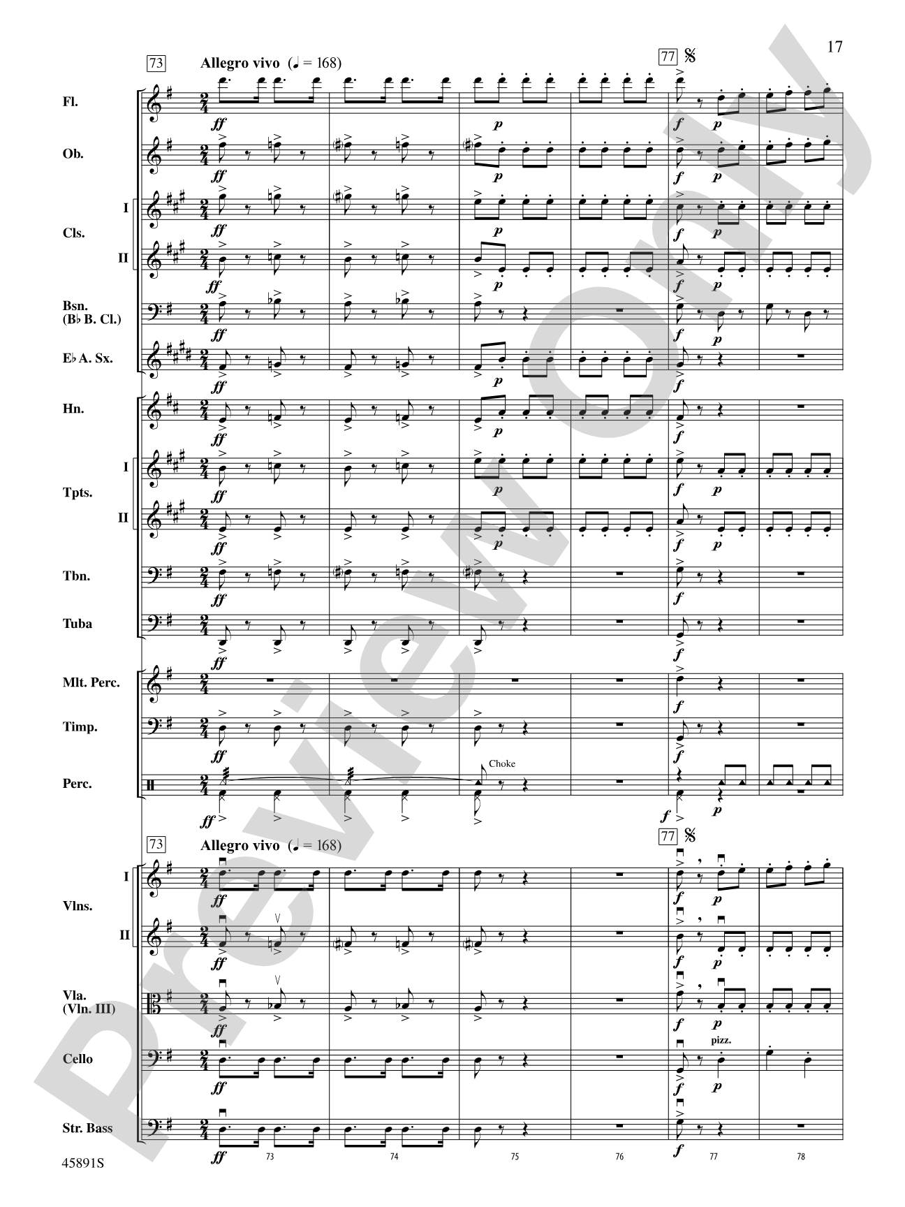 Dance of the Hours: Full Orchestra Conductor Score & Parts