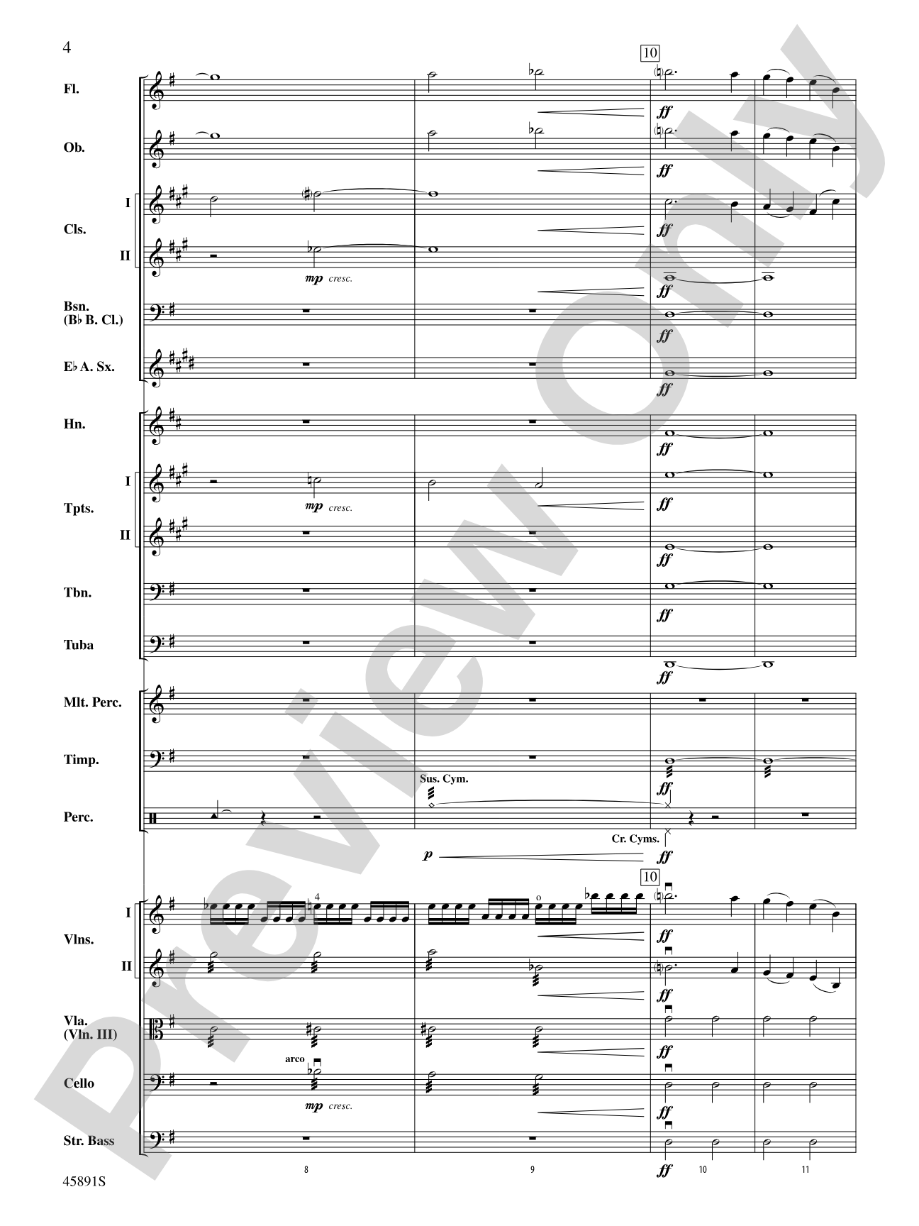 Dance of the Hours: Full Orchestra Conductor Score & Parts