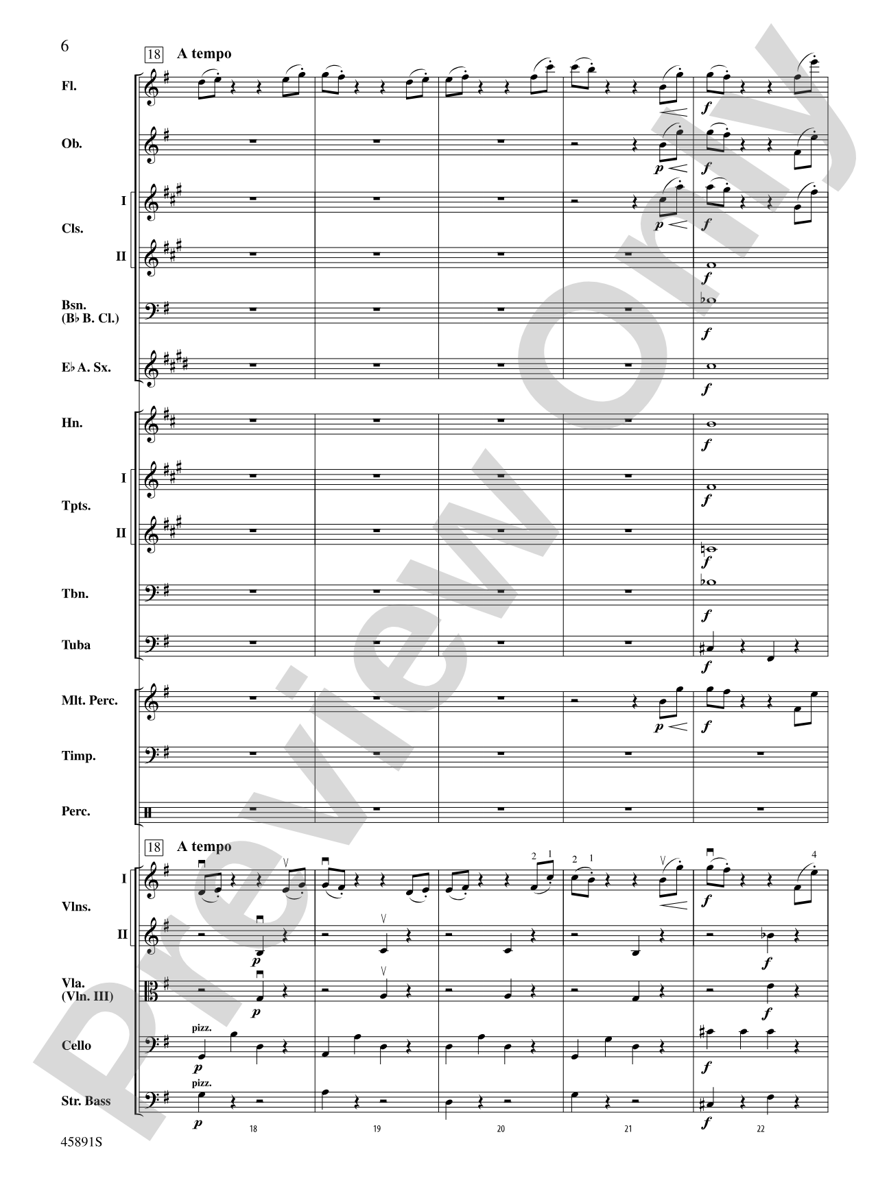 Dance of the Hours: Full Orchestra Conductor Score & Parts