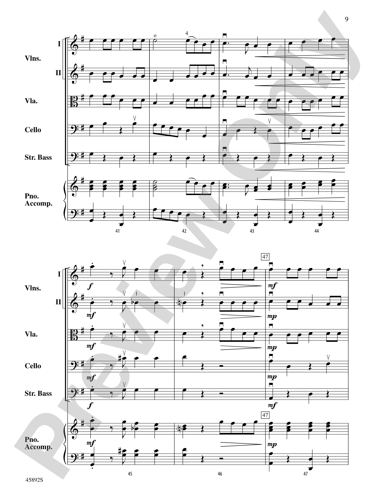 Klondike Fiddles: String Orchestra Conductor Score & Parts