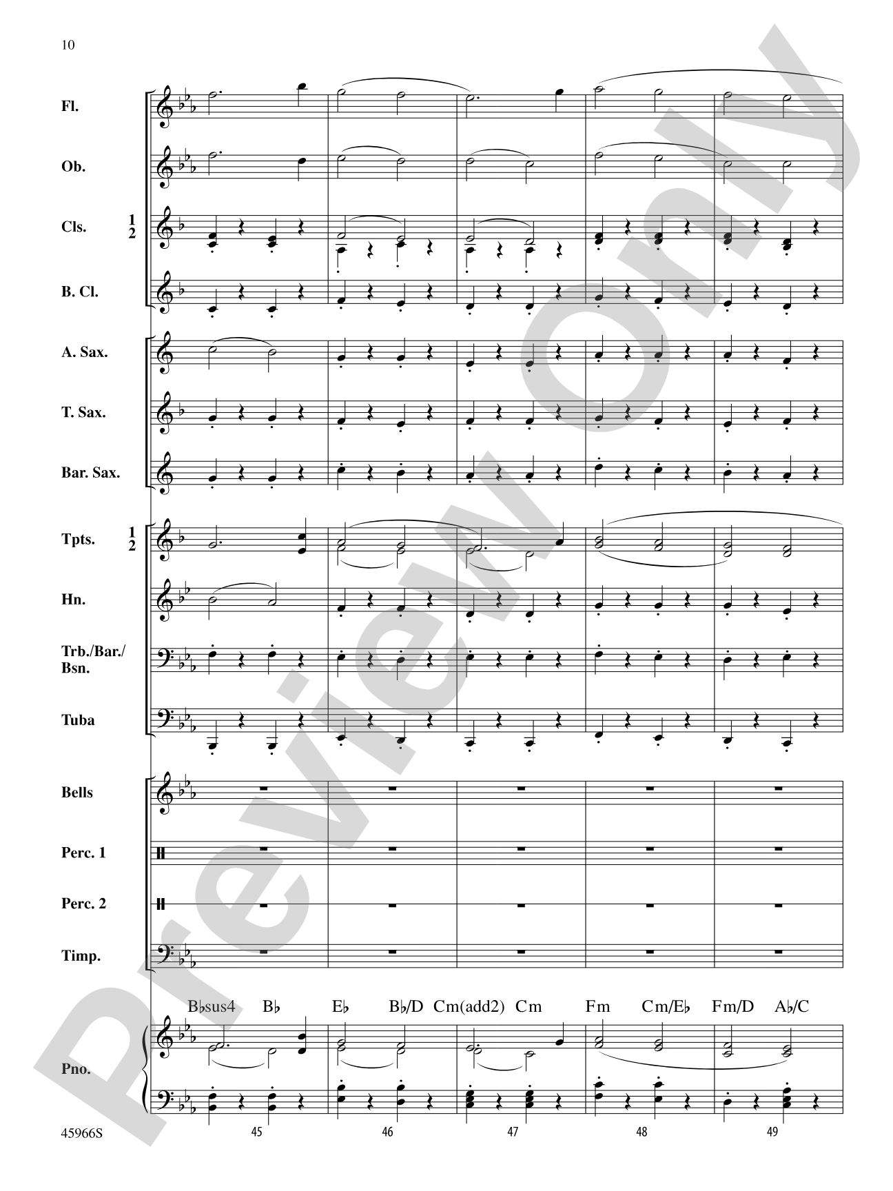 Southampton March: Concert Band Conductor Score & Parts