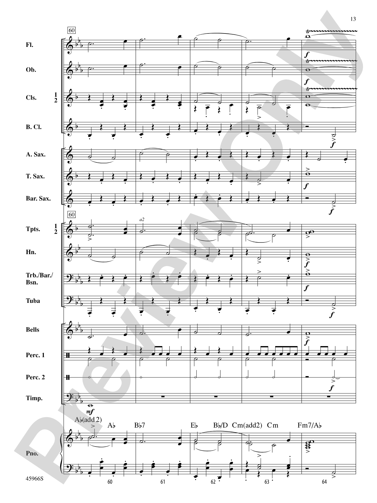 Southampton March: Concert Band Conductor Score & Parts