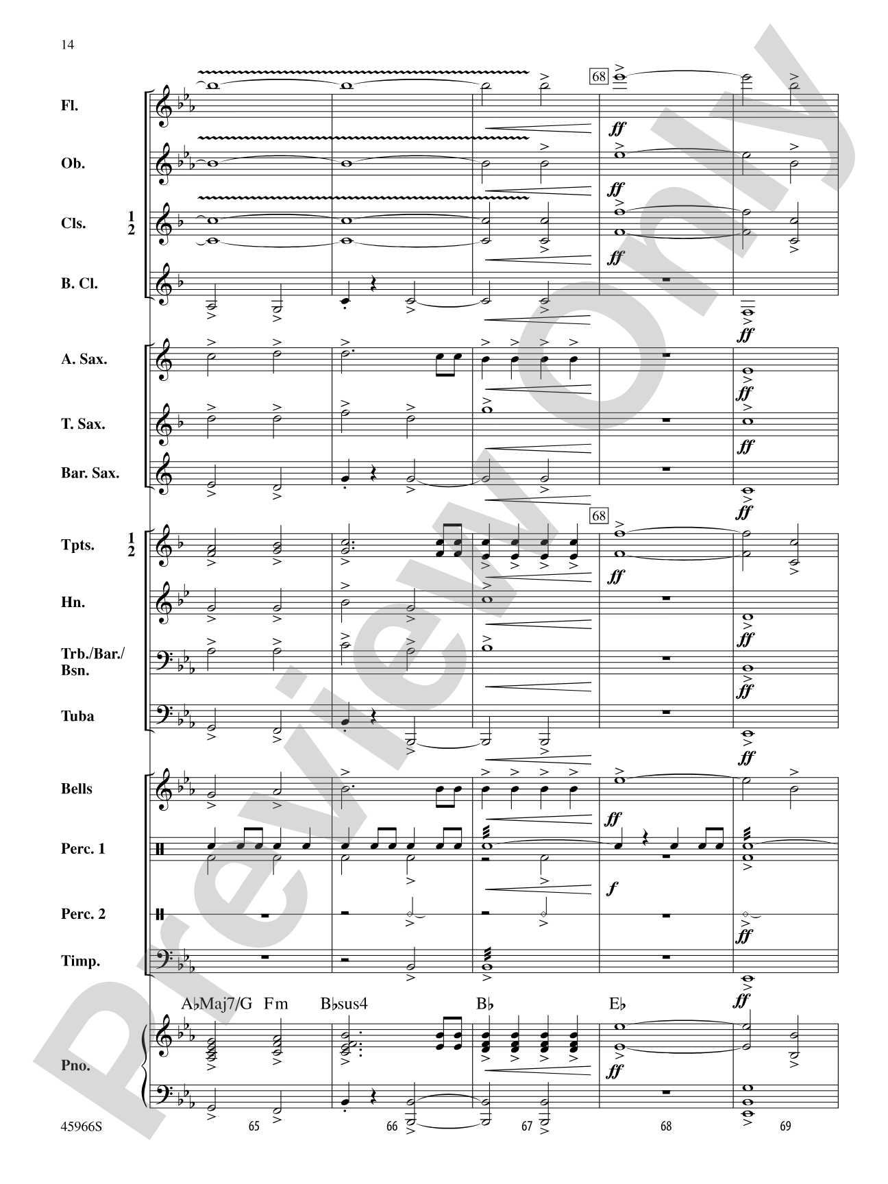 Southampton March: Concert Band Conductor Score & Parts