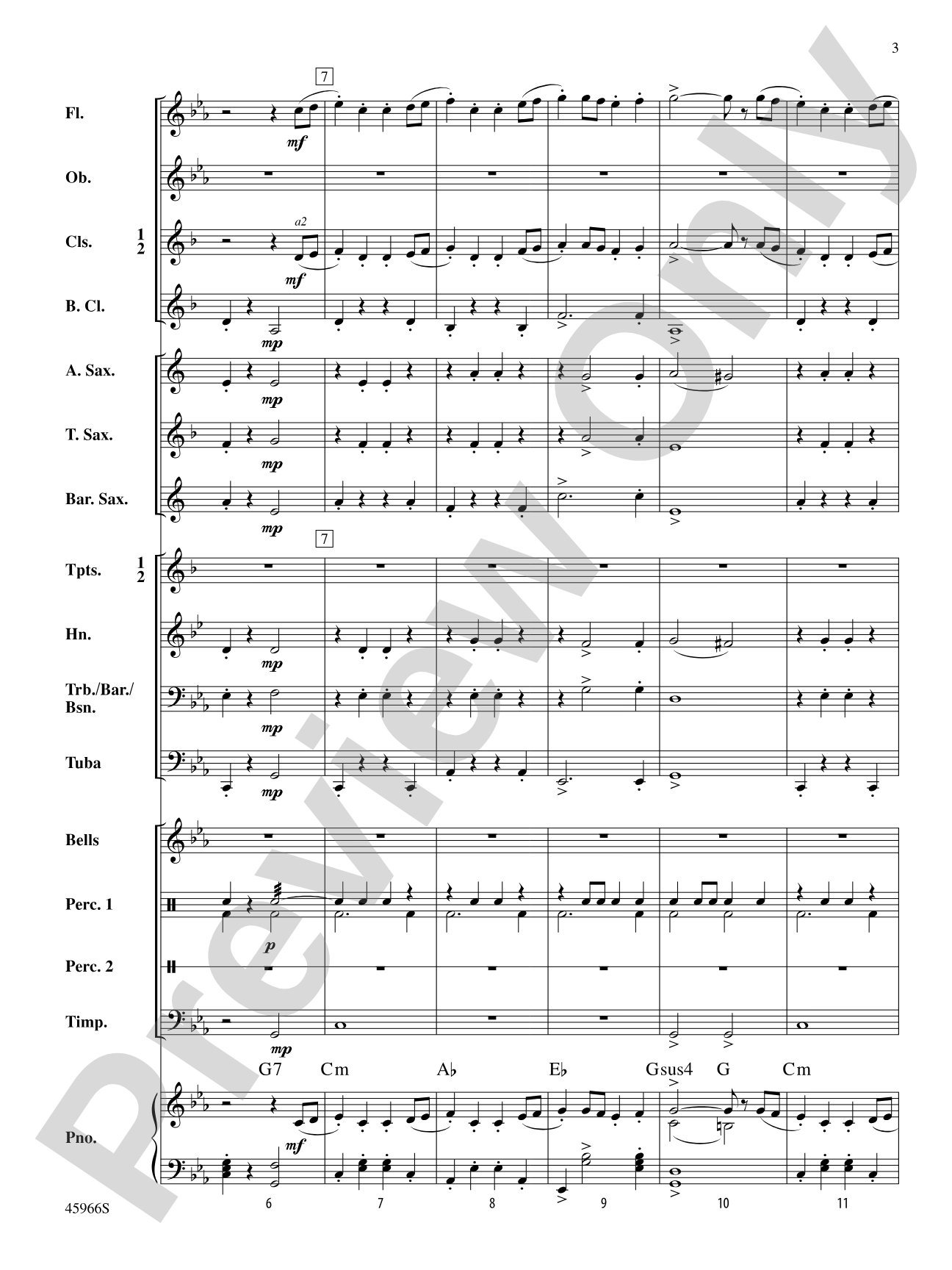 Southampton March: Concert Band Conductor Score & Parts