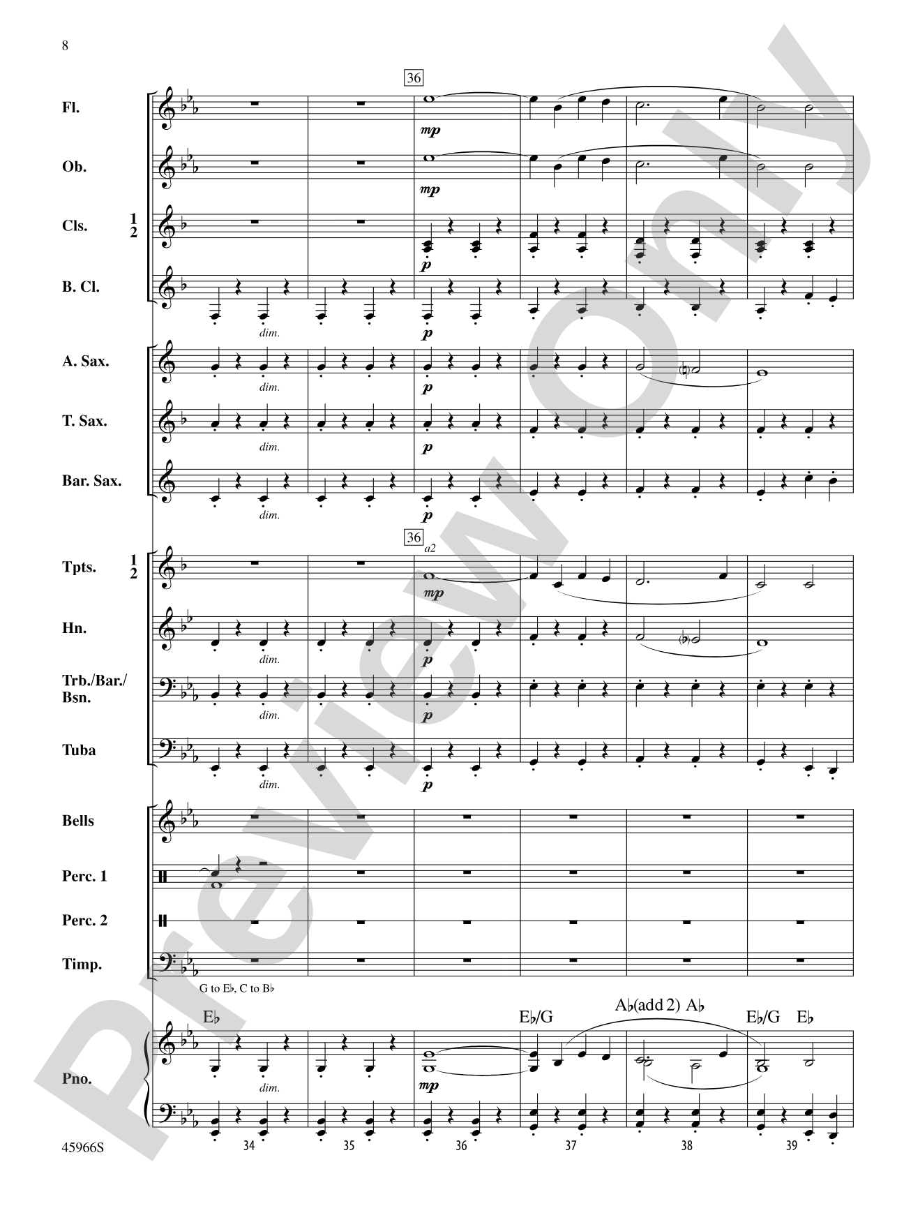 Southampton March: Concert Band Conductor Score & Parts