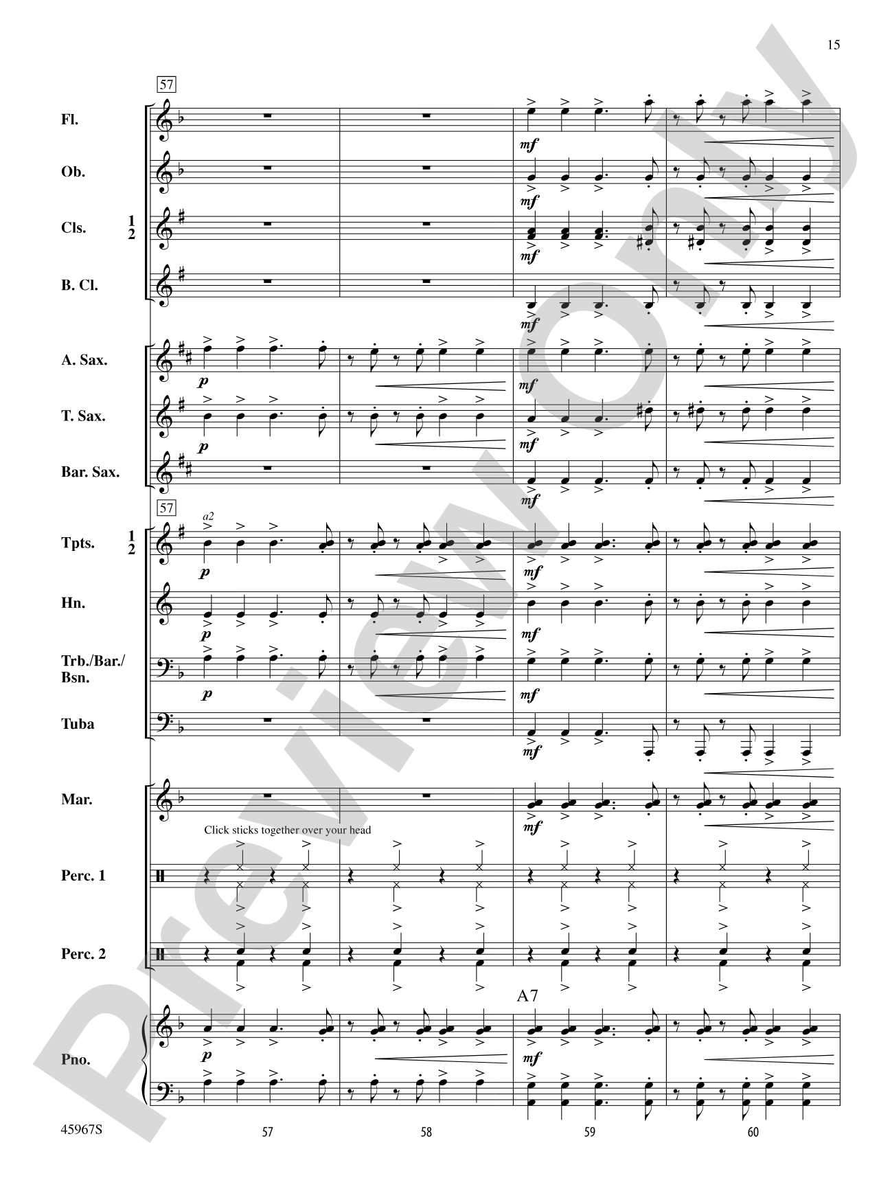 El Taco Picante: Concert Band Conductor Score & Parts