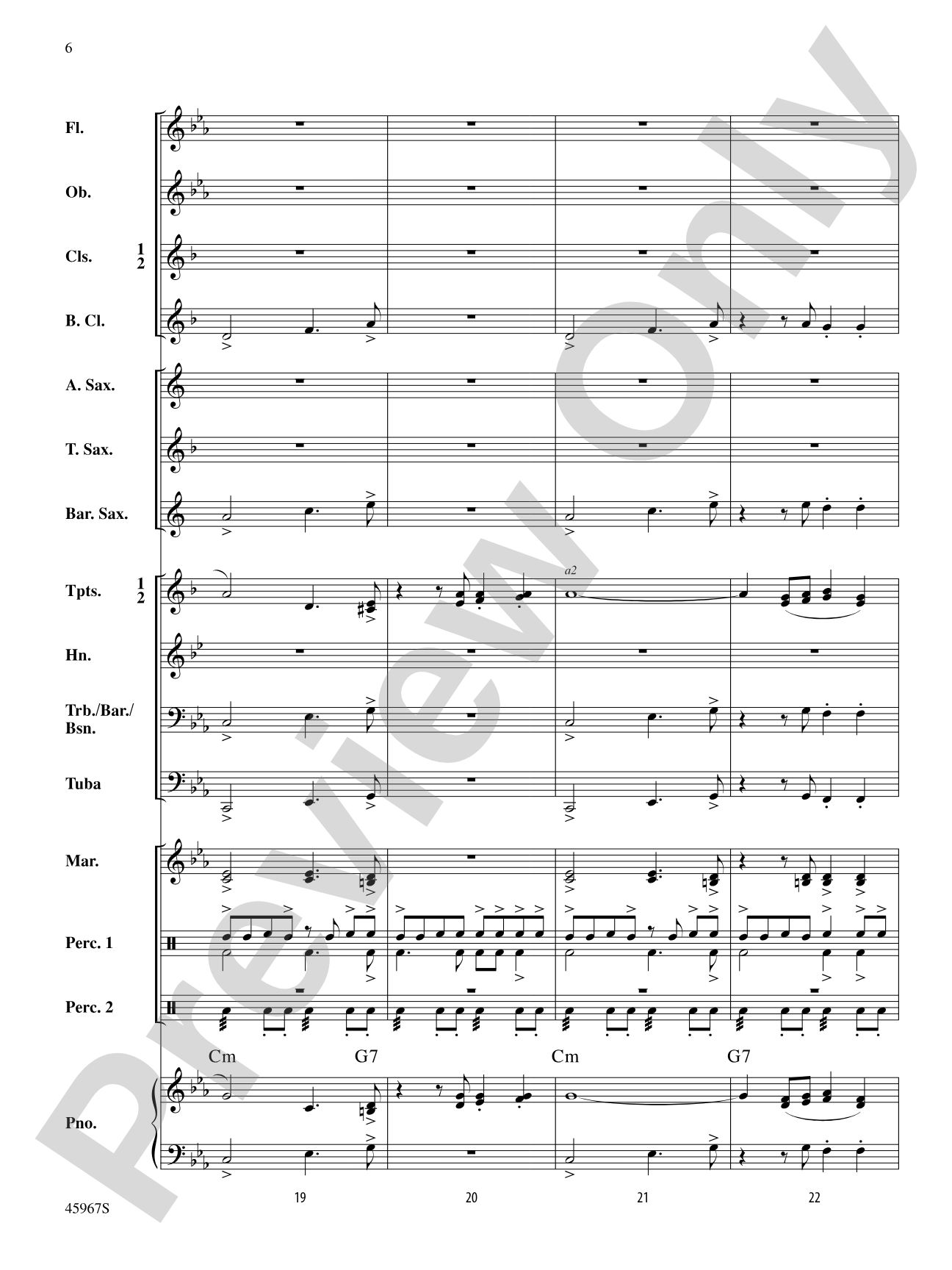 El Taco Picante: Concert Band Conductor Score & Parts