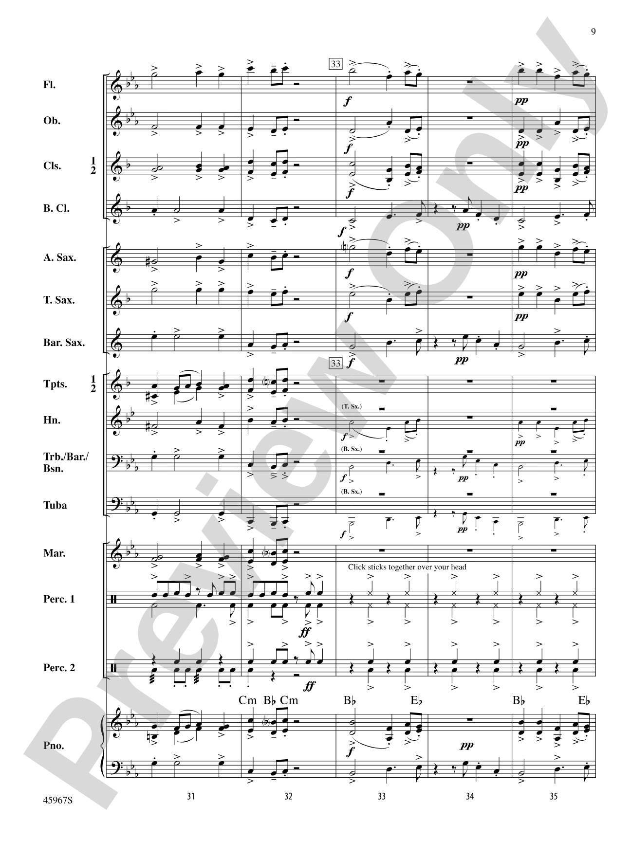 El Taco Picante: Concert Band Conductor Score & Parts