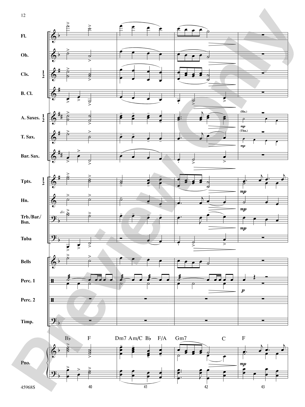 A Song of Hanukkah: Concert Band Conductor Score & Parts