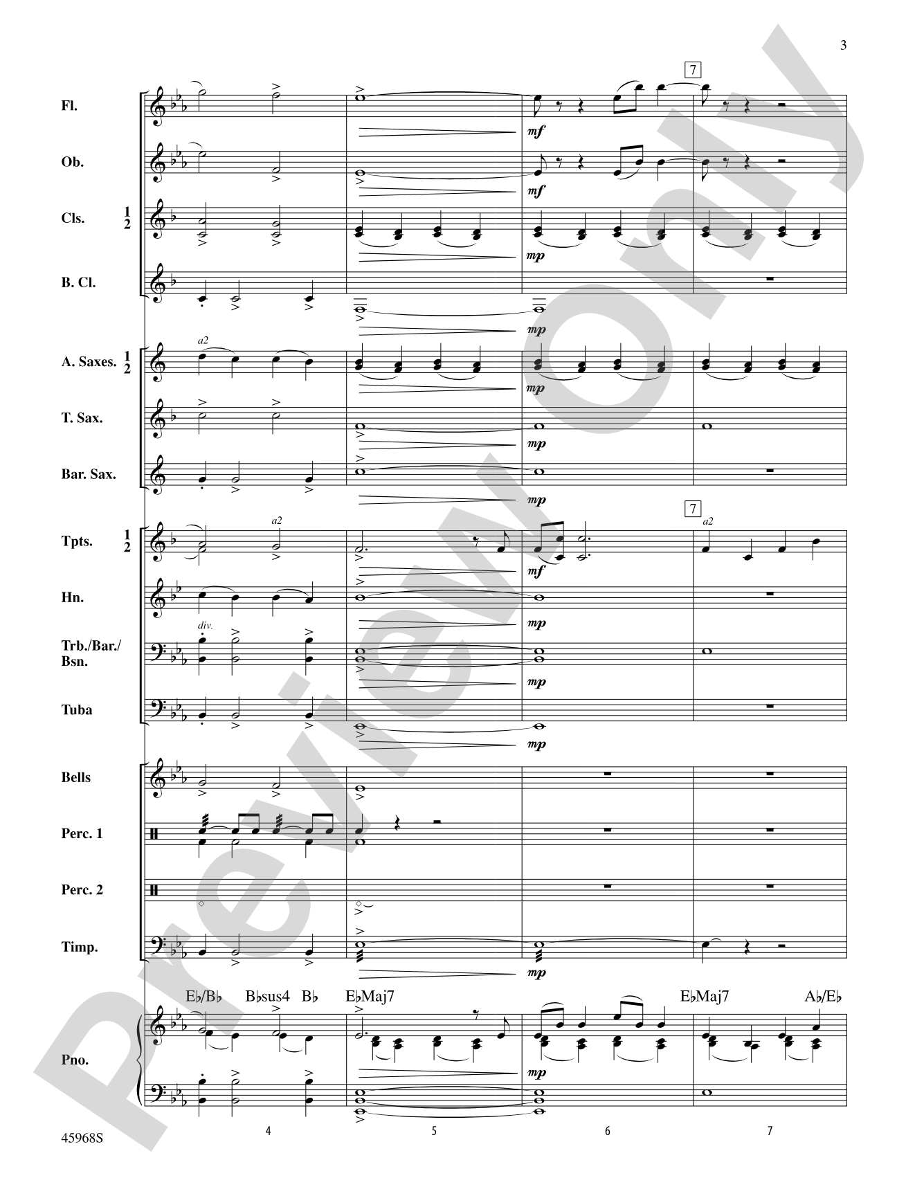 A Song of Hanukkah: Concert Band Conductor Score & Parts