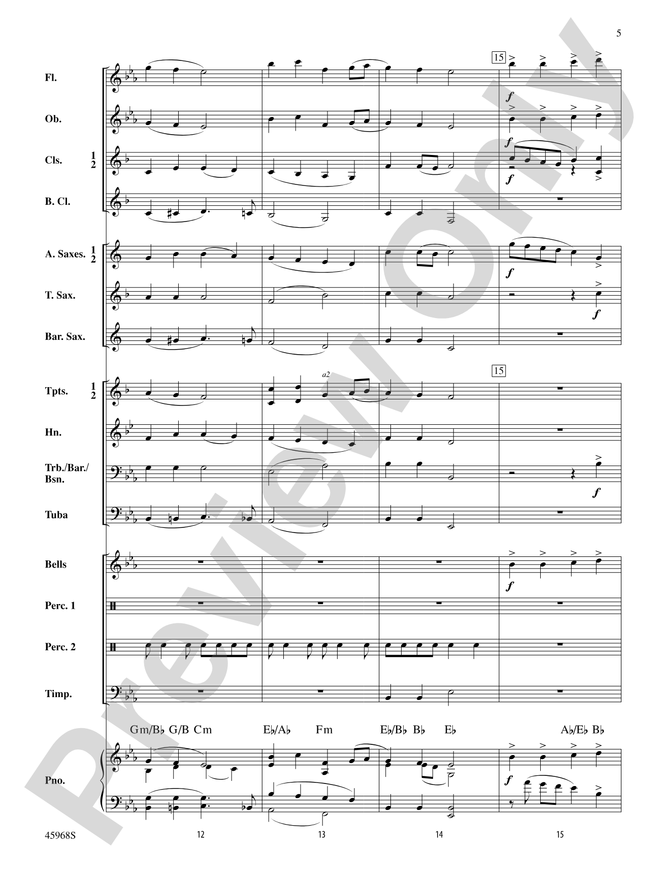 A Song of Hanukkah: Concert Band Conductor Score & Parts