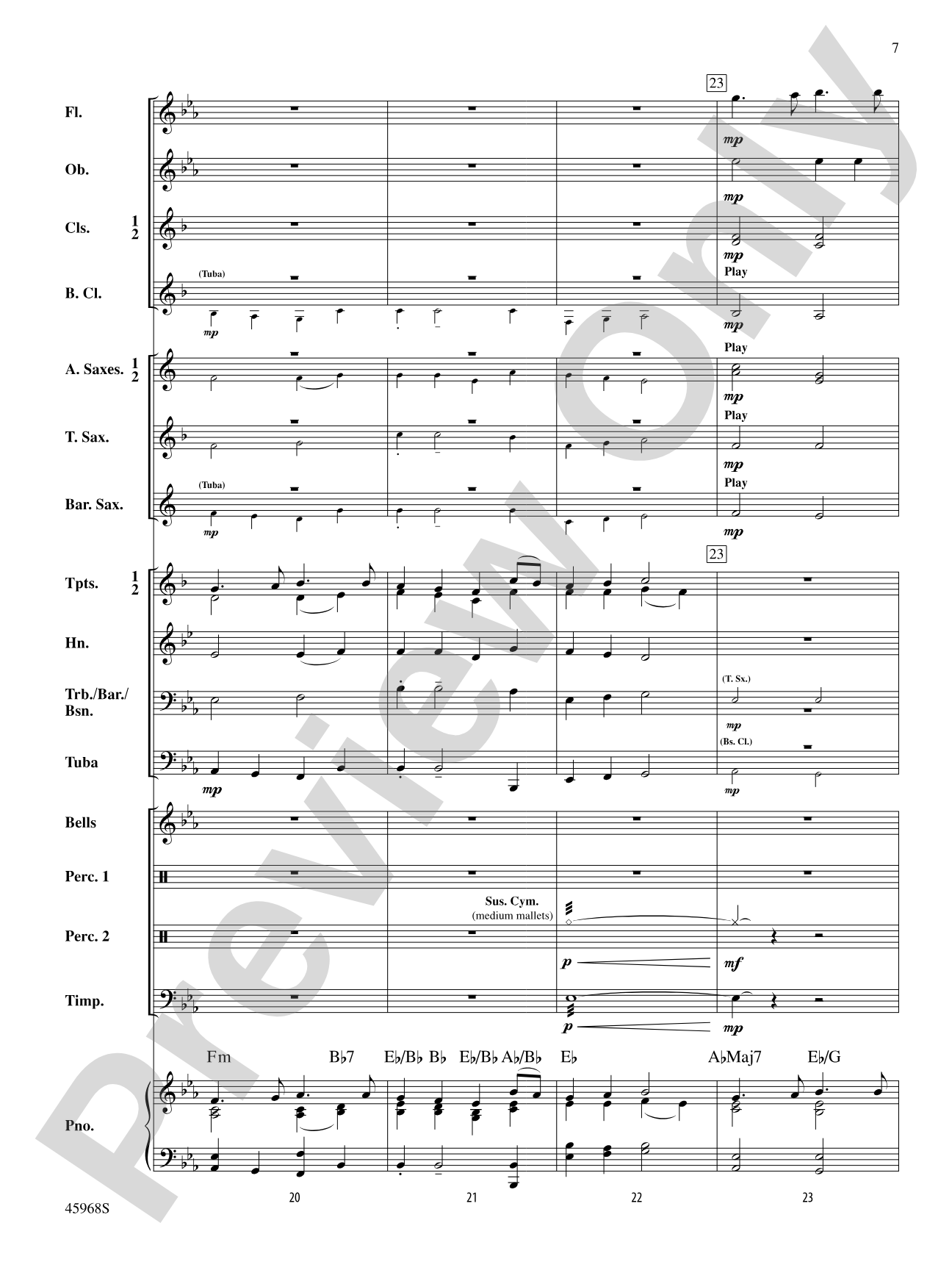 A Song of Hanukkah: Concert Band Conductor Score & Parts