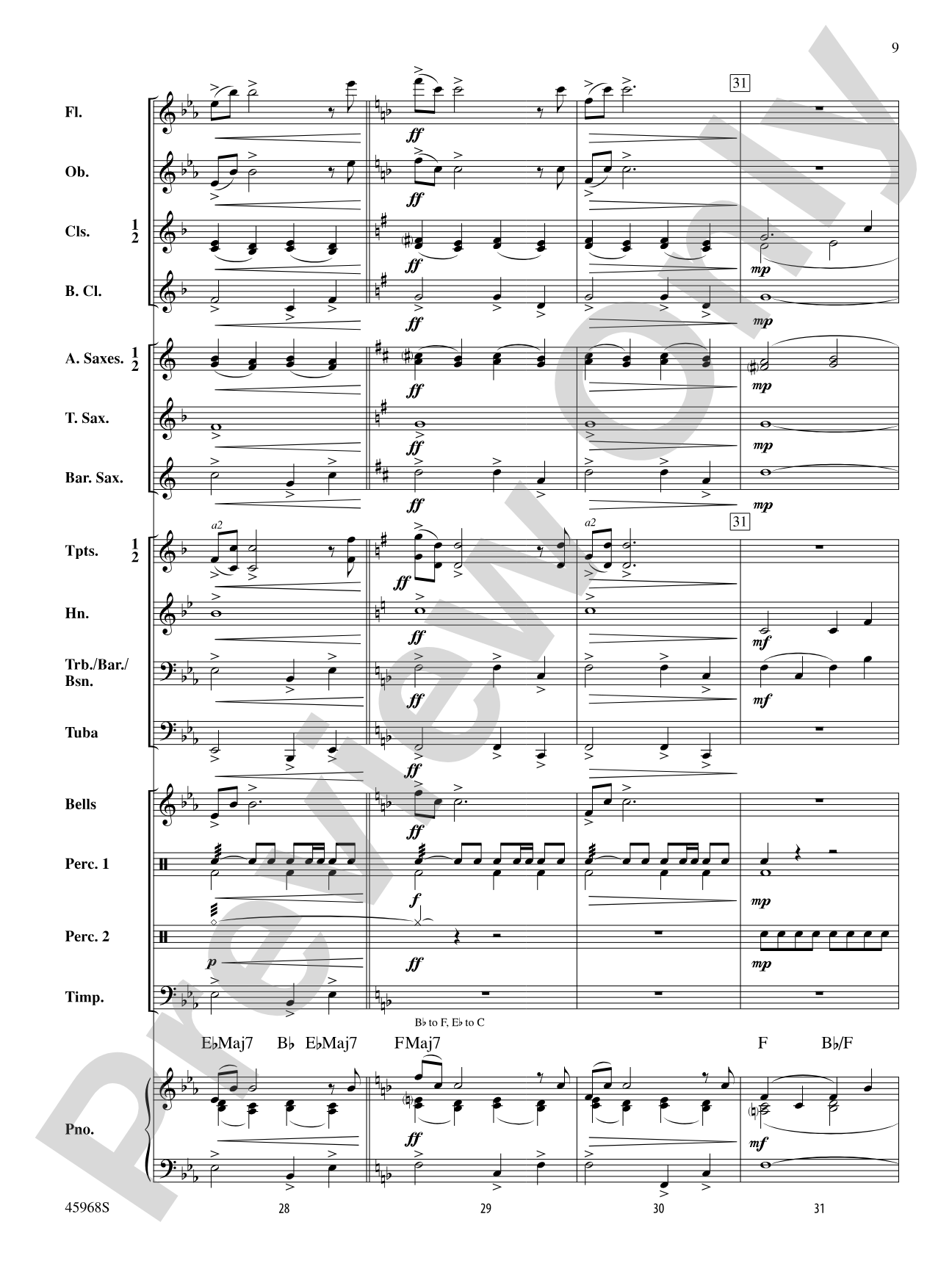 A Song of Hanukkah: Concert Band Conductor Score & Parts