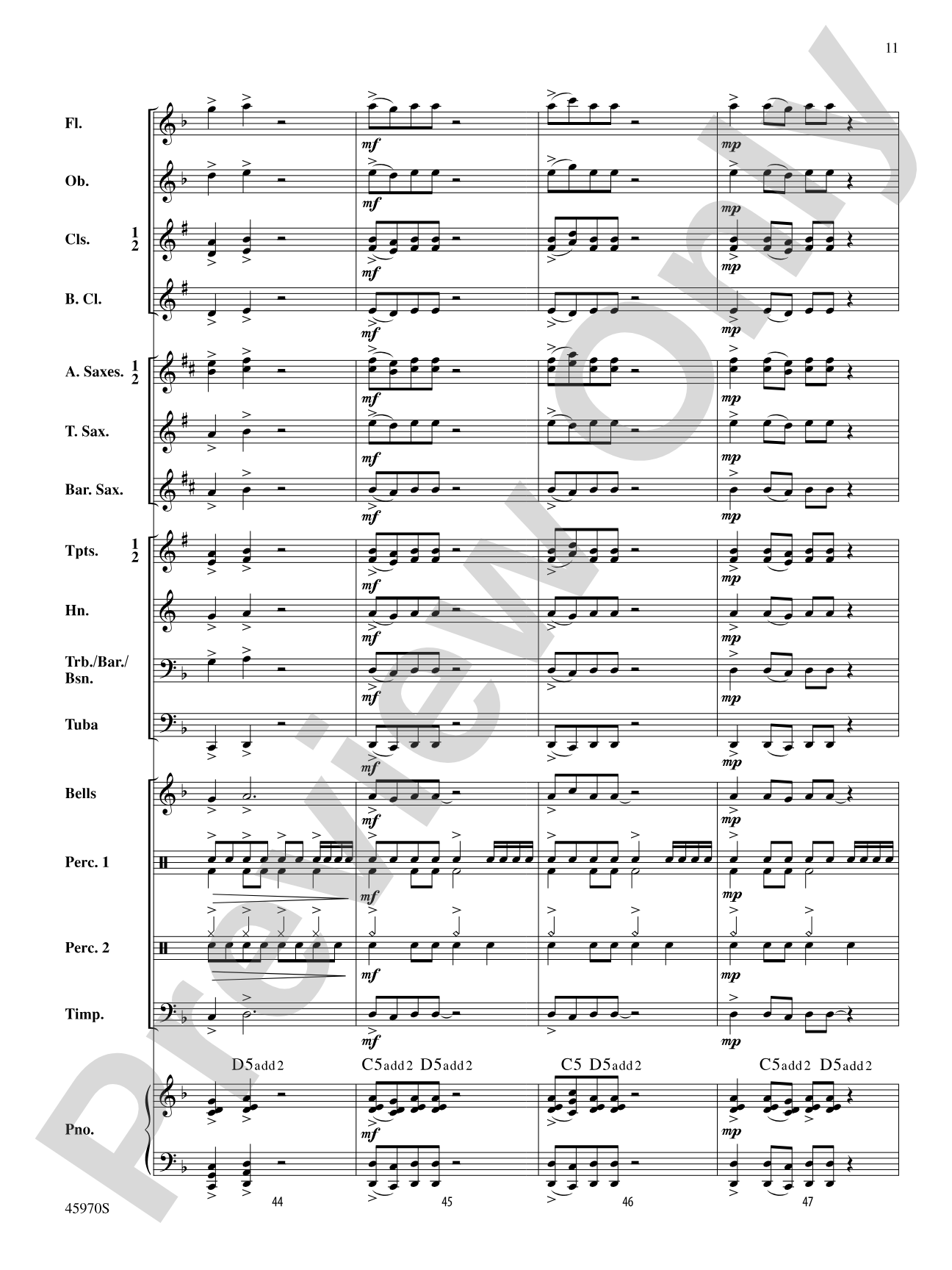 Shadow Warriors: Concert Band Conductor Score & Parts