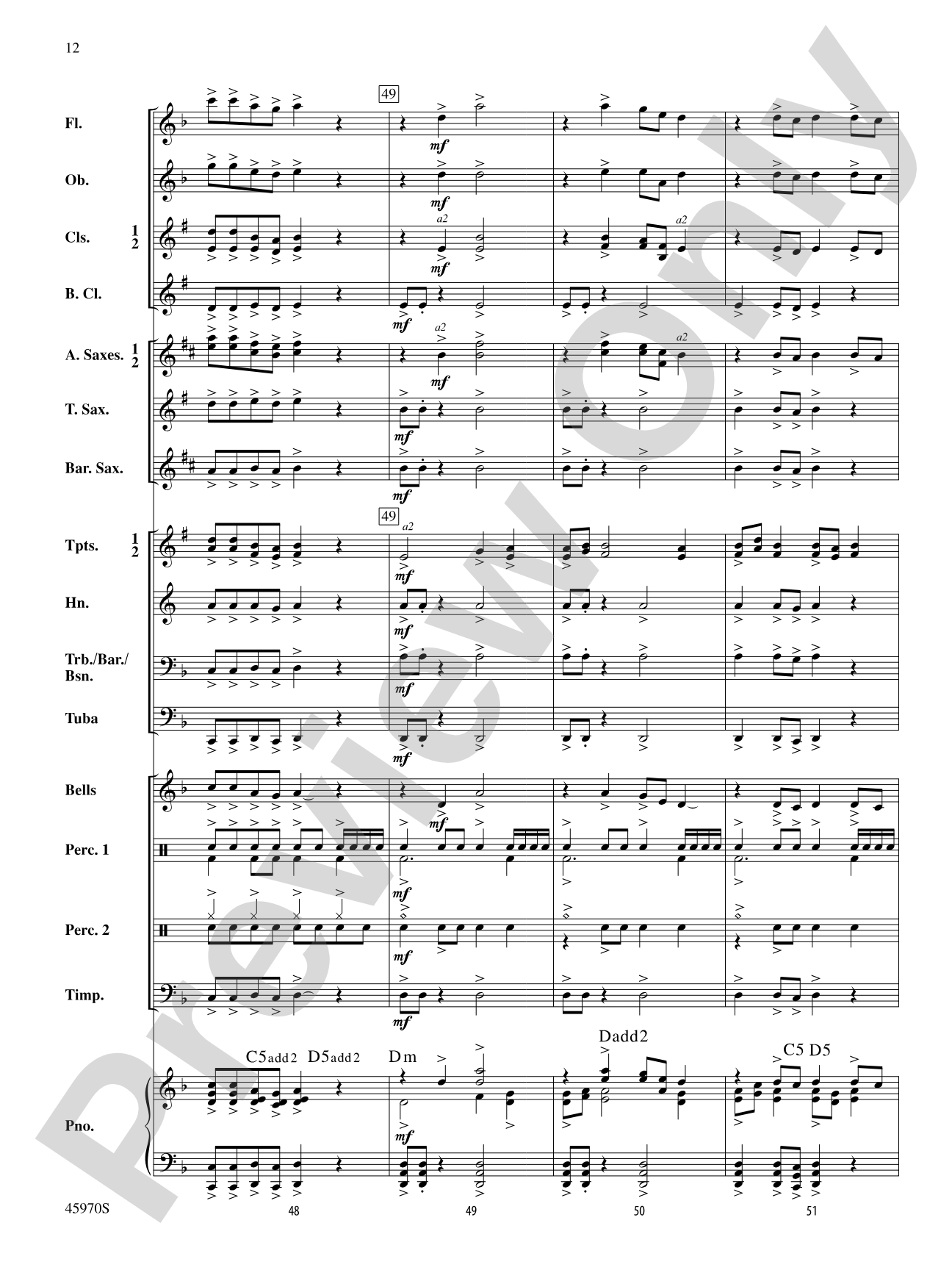 Shadow Warriors: Concert Band Conductor Score & Parts