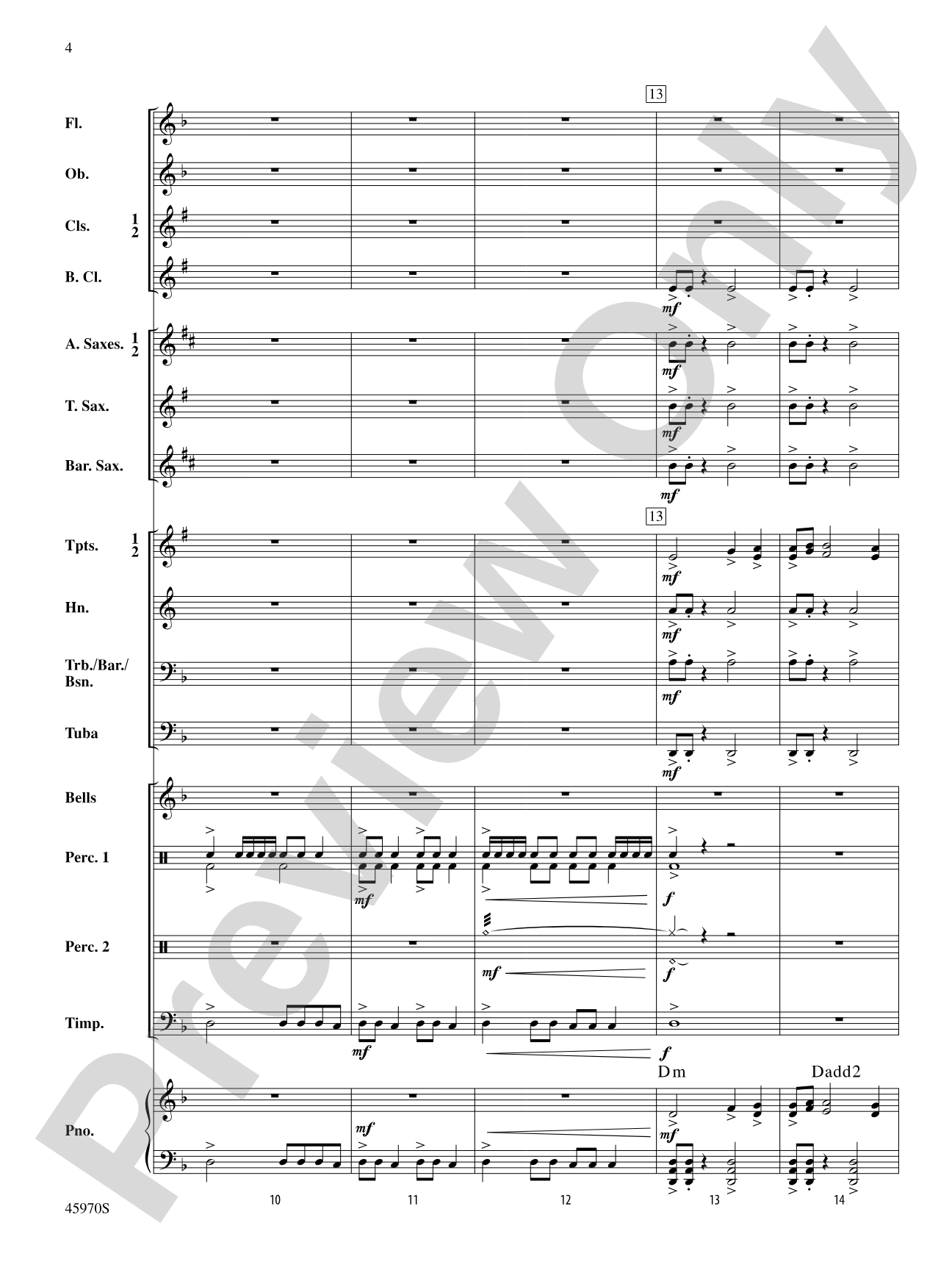 Shadow Warriors: Concert Band Conductor Score & Parts