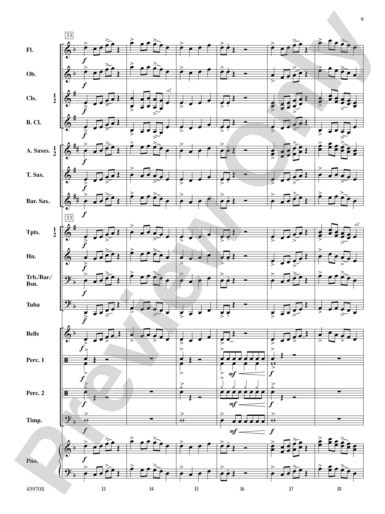 Shadow Warriors: Concert Band Conductor Score & Parts