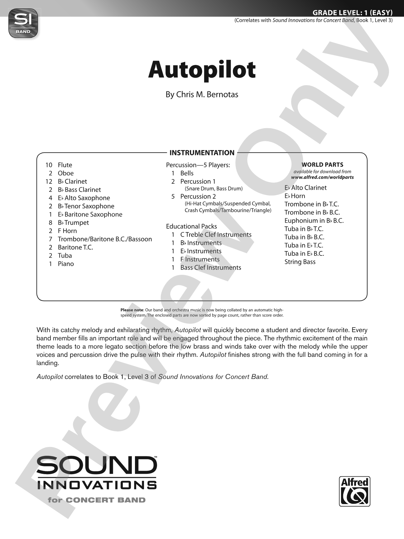 Autopilot: Score