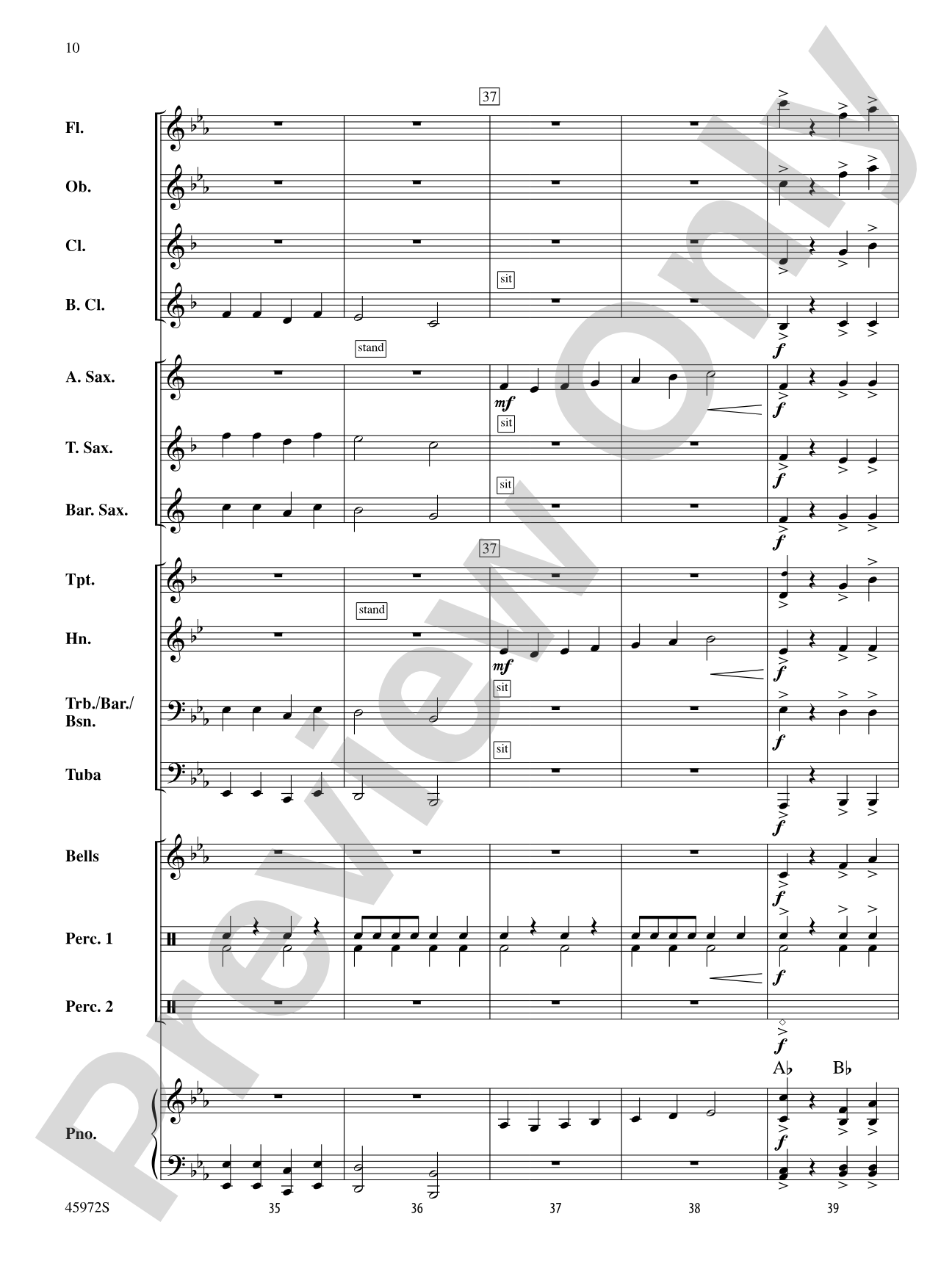 Pop Goes the Band: Concert Band Conductor Score & Parts