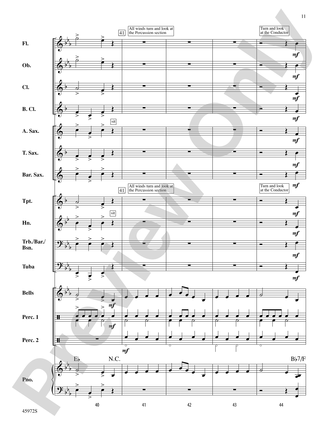 Pop Goes the Band: Concert Band Conductor Score & Parts