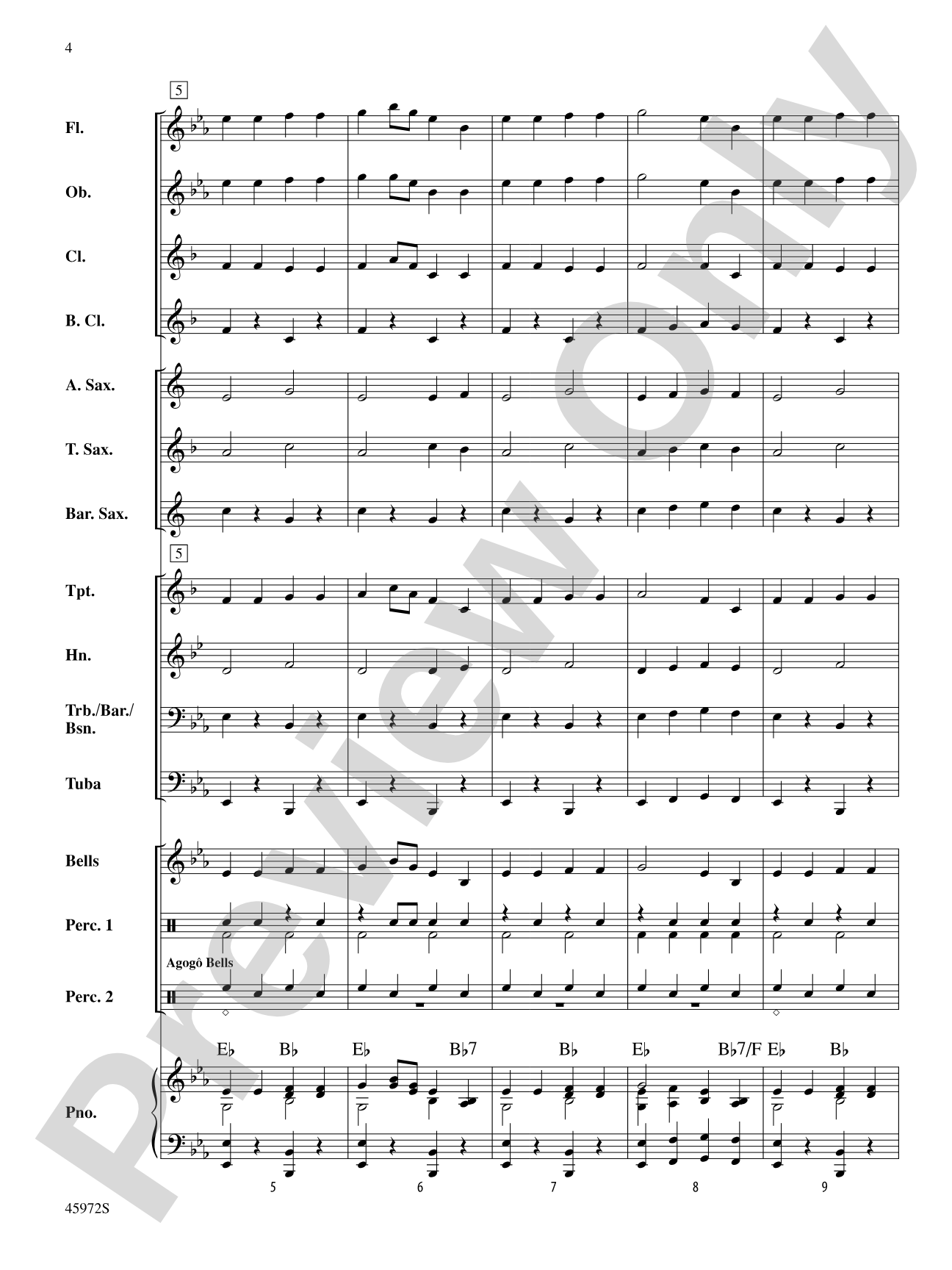 Pop Goes the Band: Concert Band Conductor Score & Parts