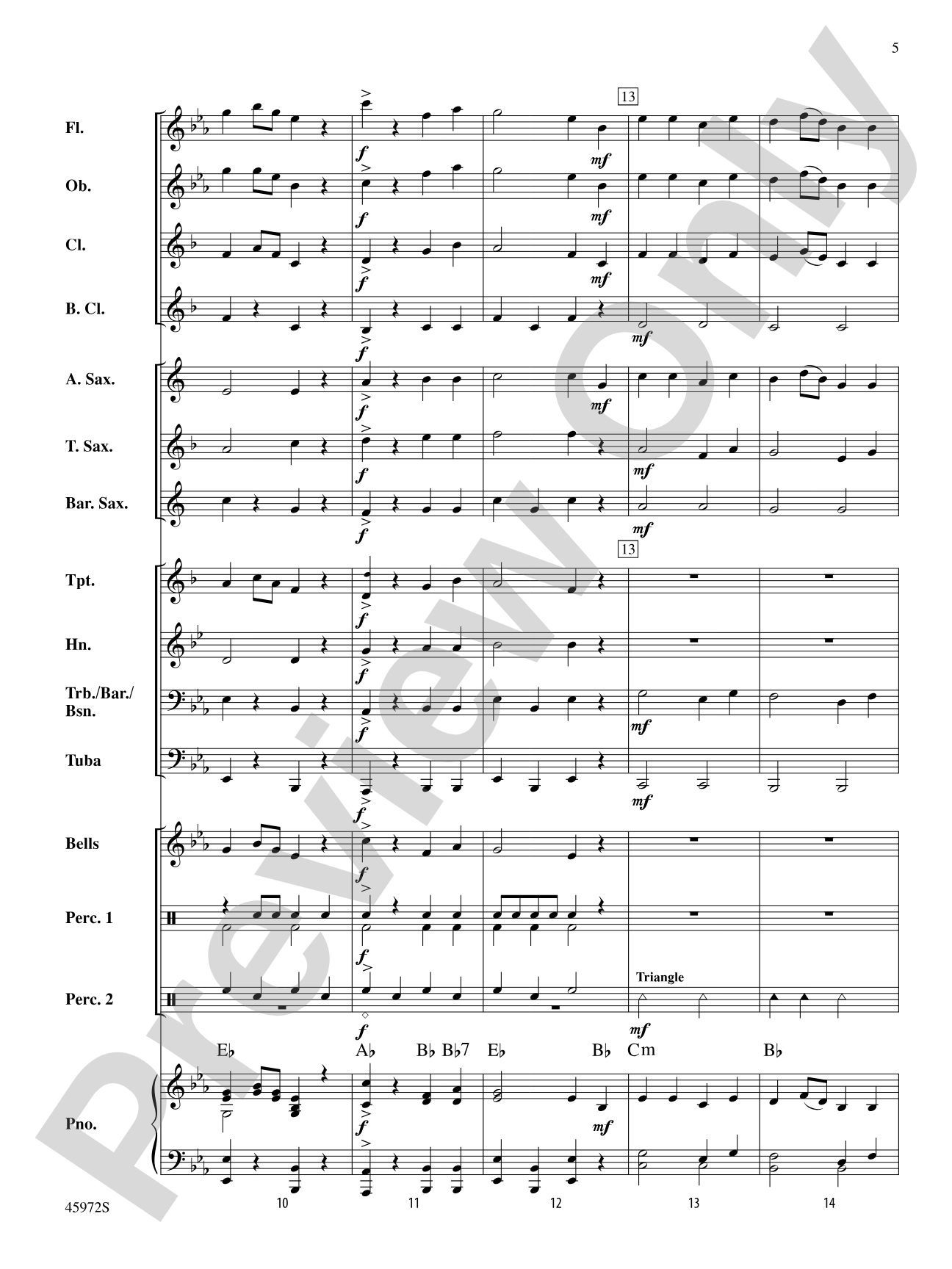 Pop Goes the Band: Concert Band Conductor Score & Parts
