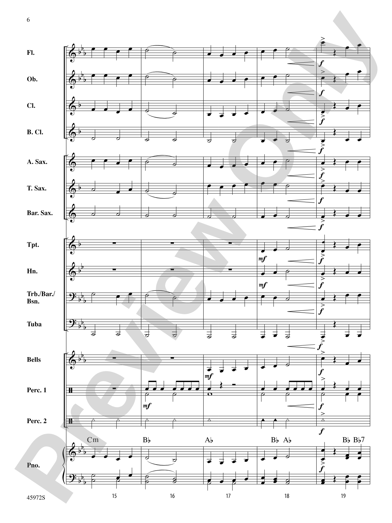 Pop Goes the Band: Concert Band Conductor Score & Parts