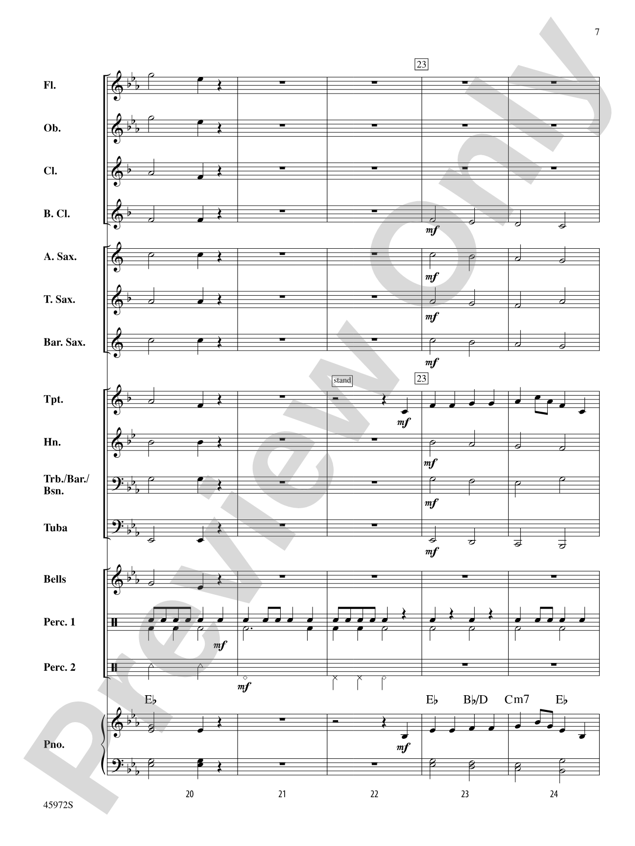Pop Goes the Band: Concert Band Conductor Score & Parts
