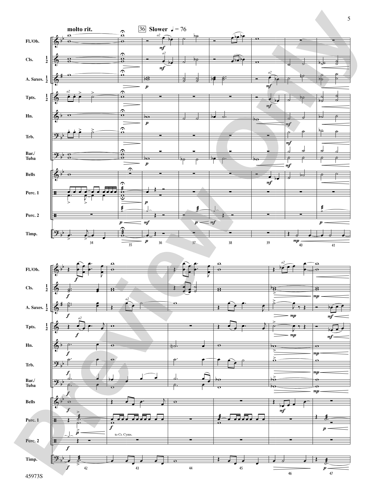 Rise of the Avatar: Concert Band Conductor Score & Parts