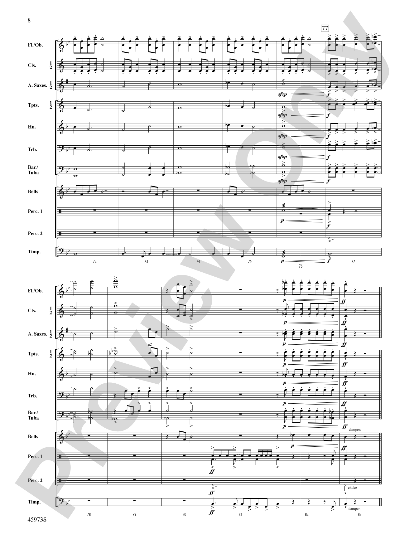 Rise of the Avatar: Concert Band Conductor Score & Parts