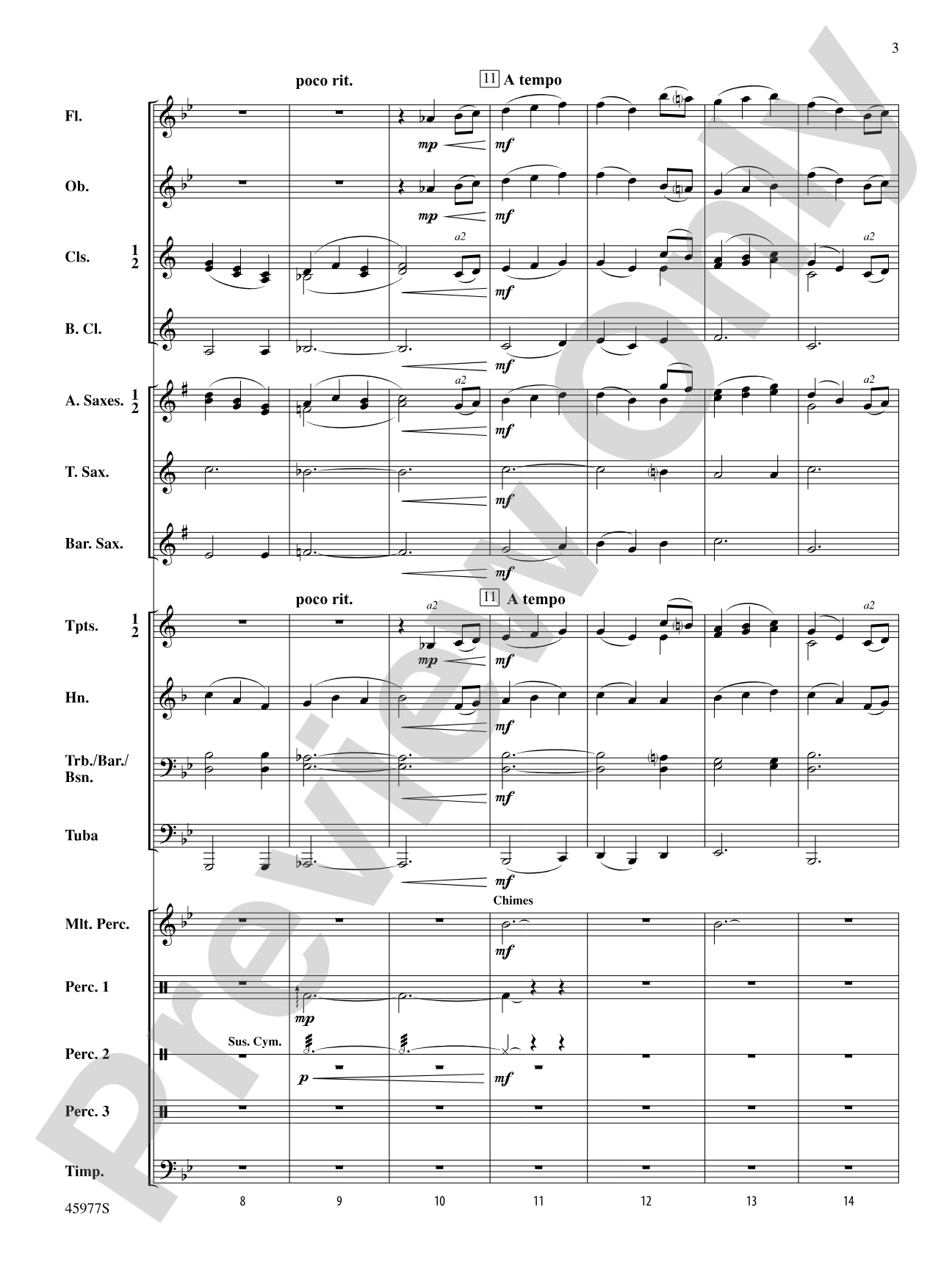 Memories from Another Time: Concert Band Conductor Score & Parts