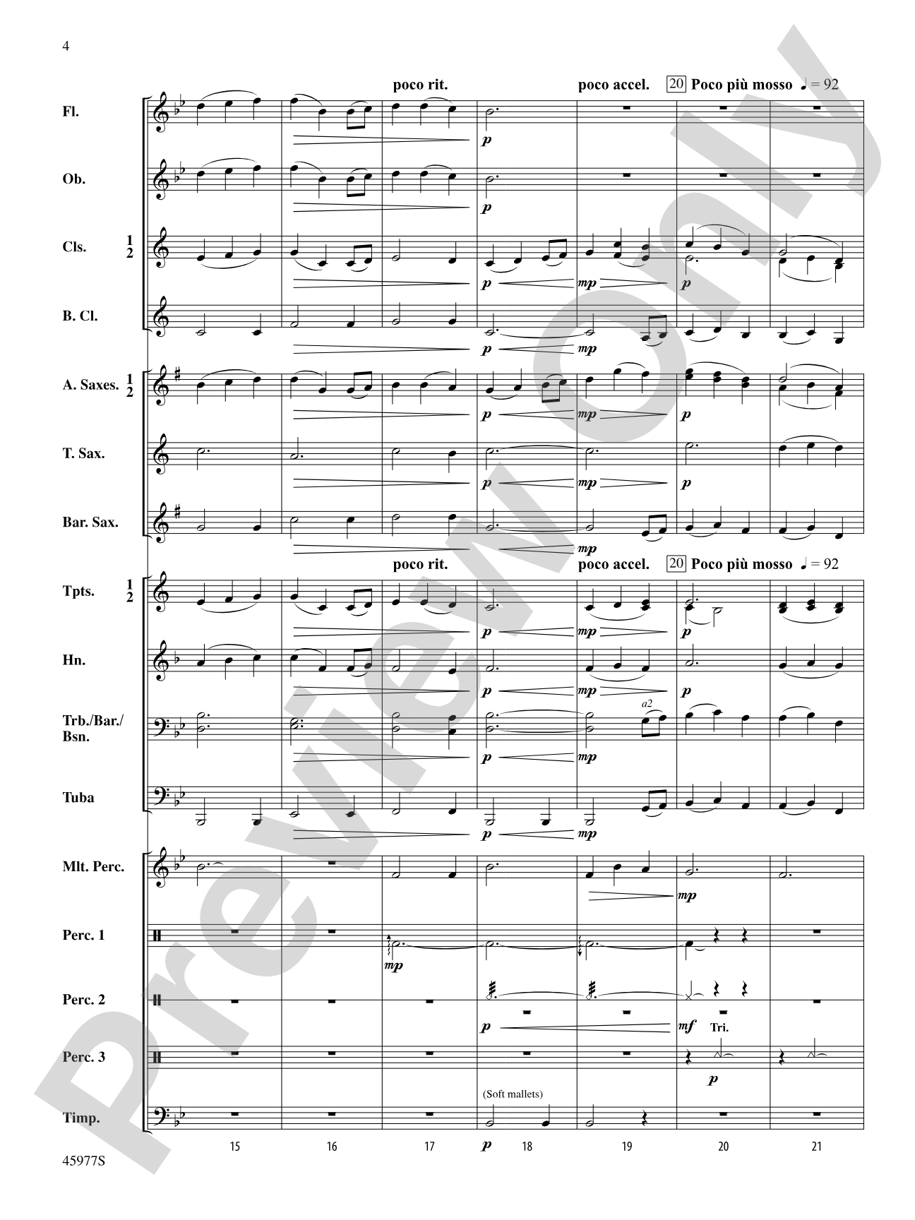 Memories from Another Time: Concert Band Conductor Score & Parts