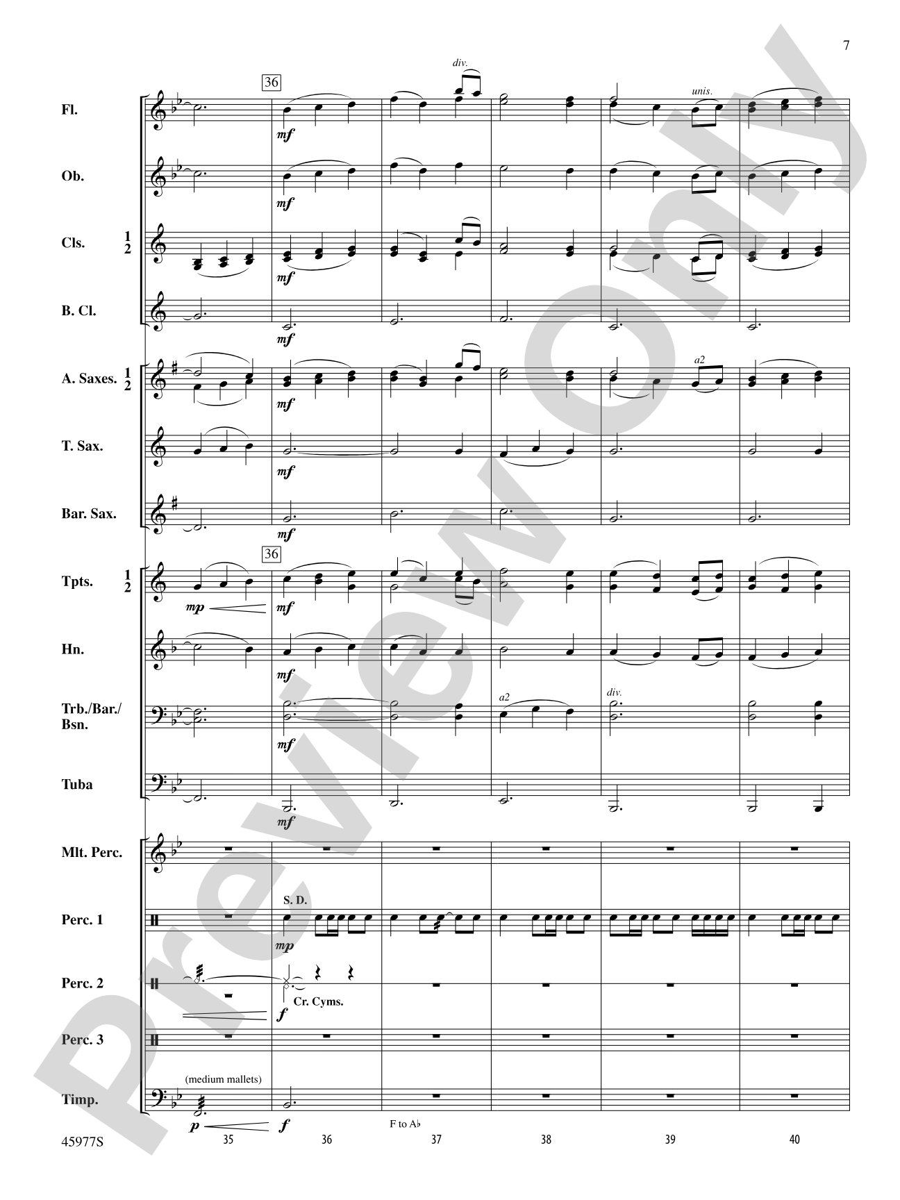 Memories from Another Time: Concert Band Conductor Score & Parts