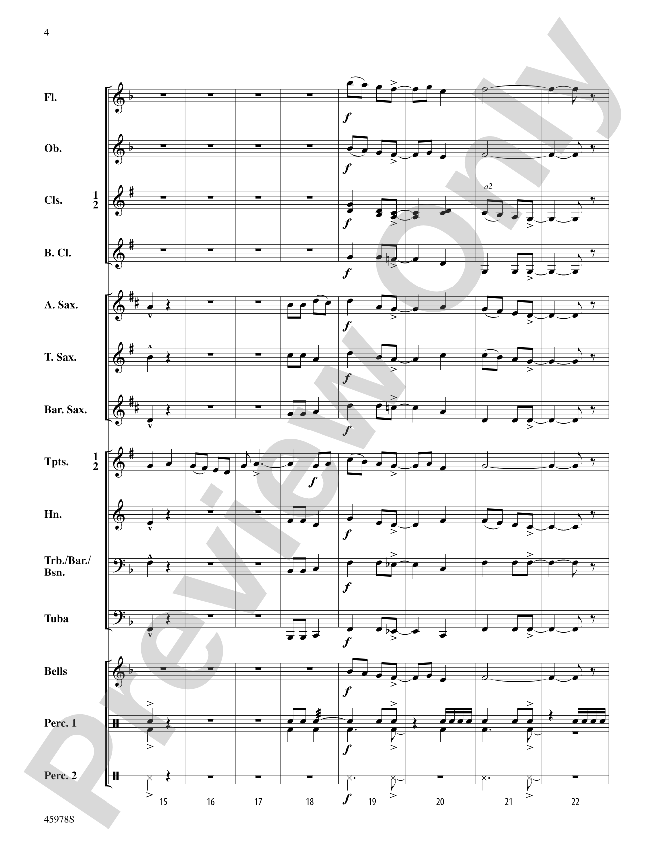 Pegasus Overture: Concert Band Conductor Score & Parts
