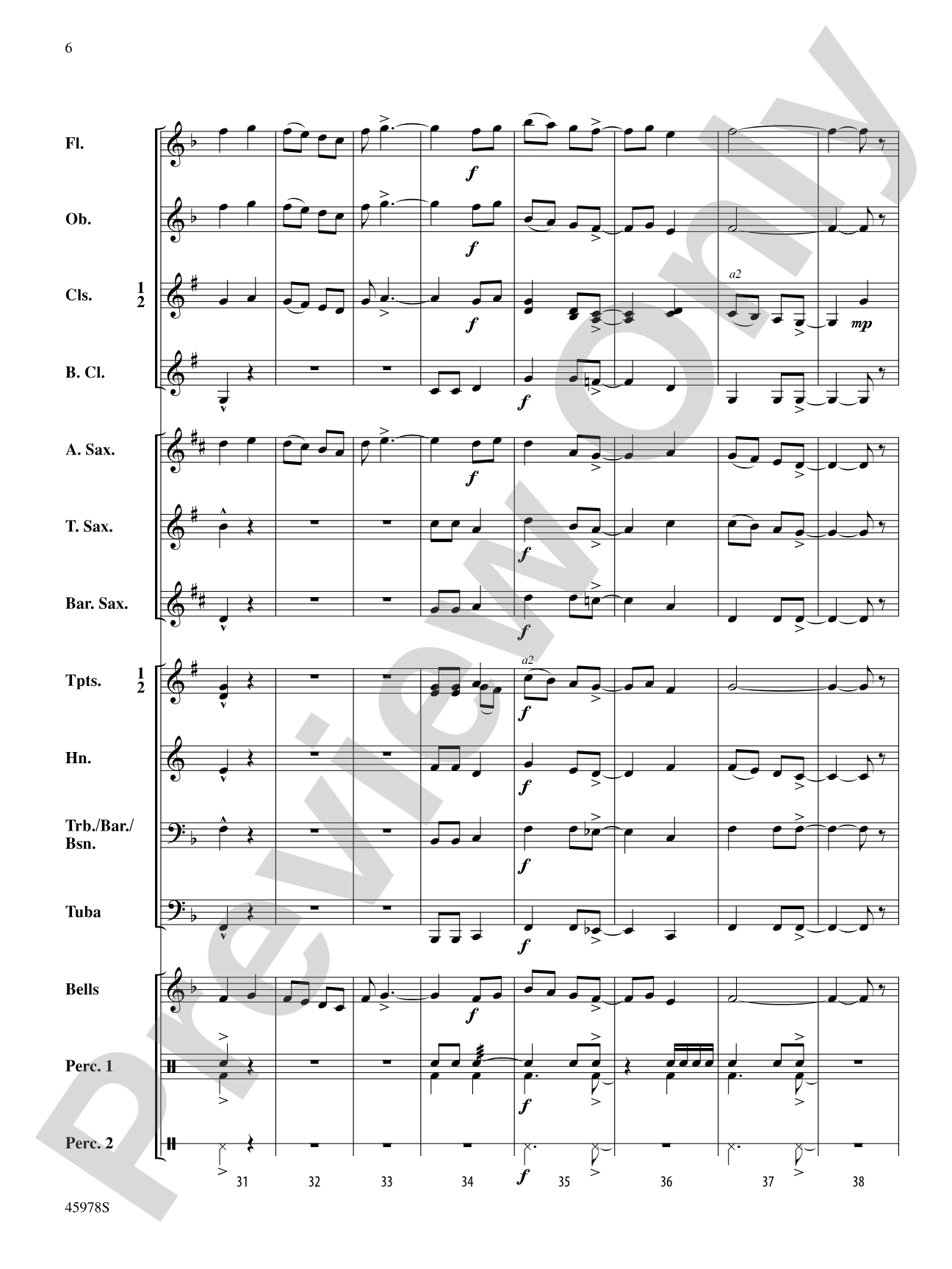 Pegasus Overture: Concert Band Conductor Score & Parts