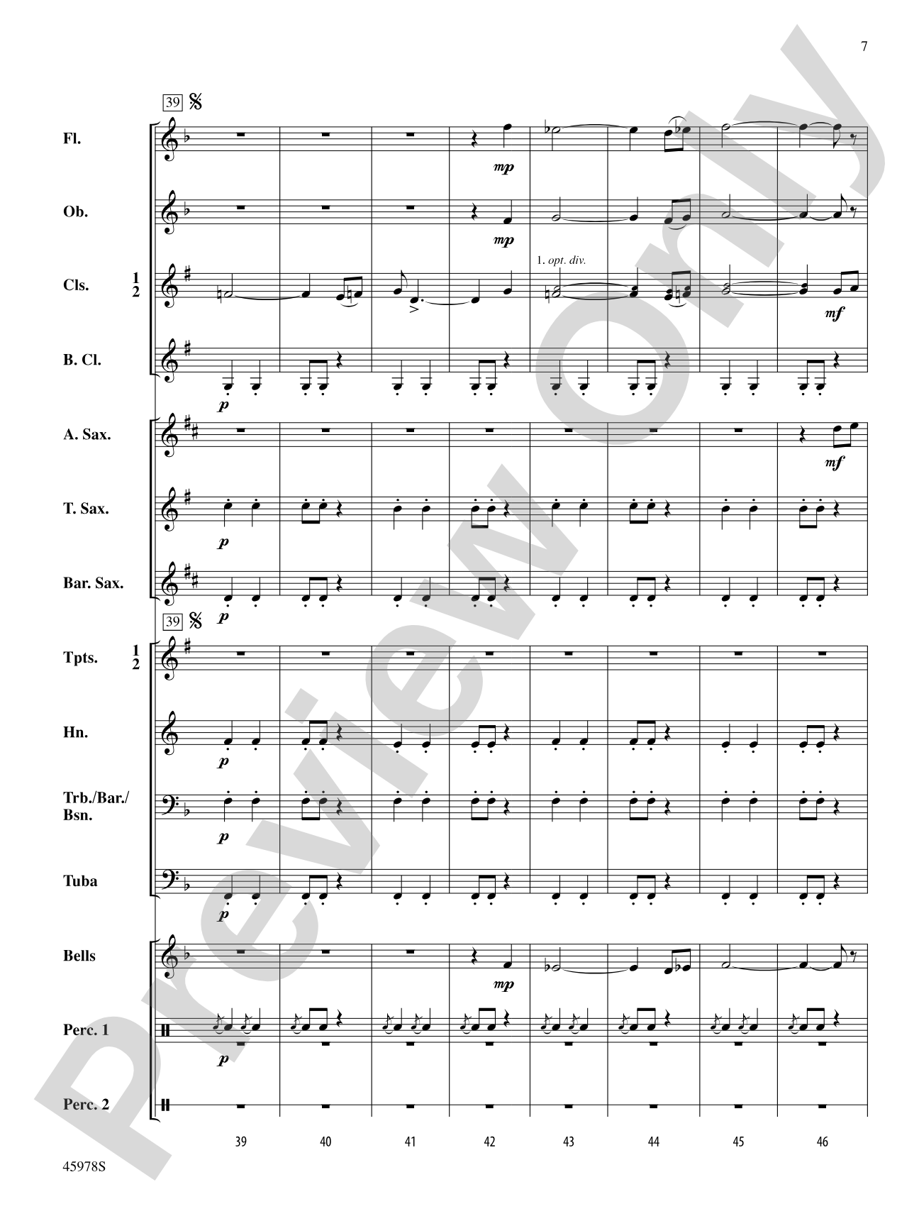 Pegasus Overture: Concert Band Conductor Score & Parts