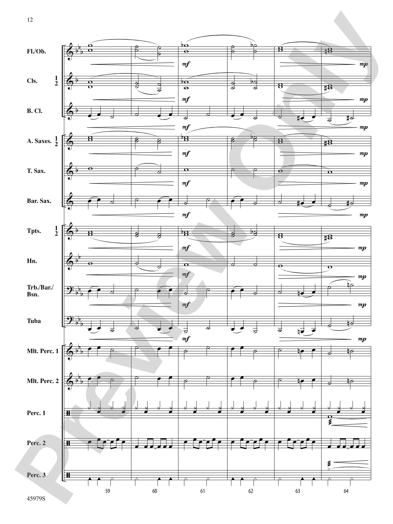 Ring, Ring, Ring!: Concert Band Conductor Score & Parts