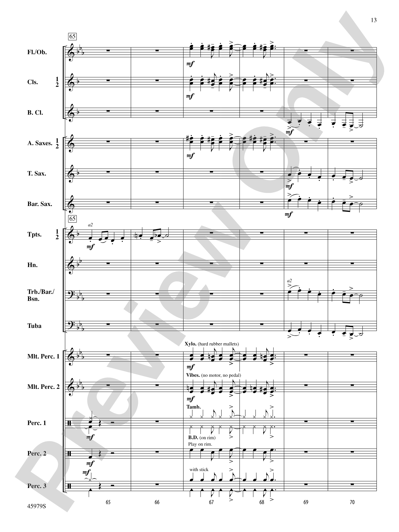 Ring, Ring, Ring!: Concert Band Conductor Score & Parts