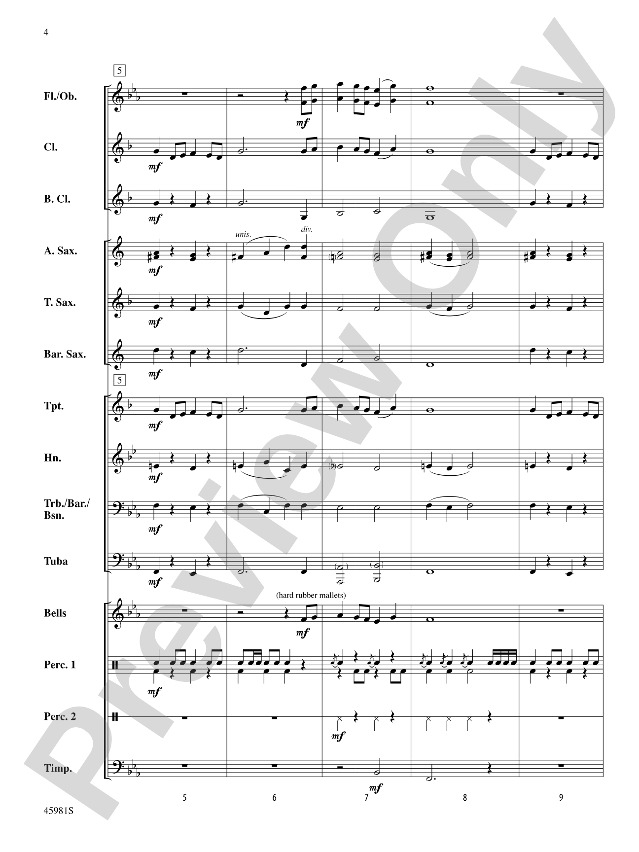 Treasure Quest: Concert Band Conductor Score & Parts