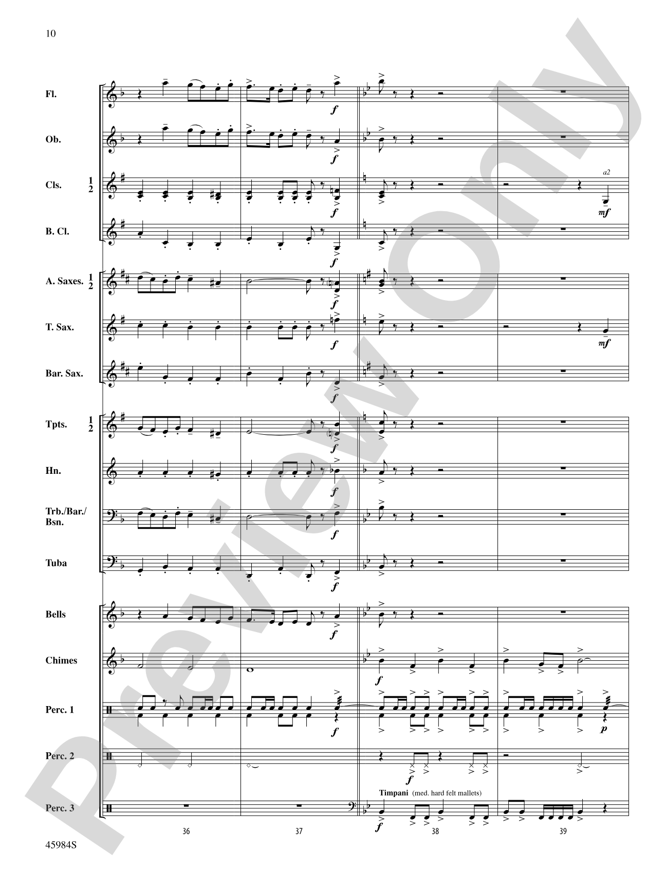 Marzo Zingaro: Concert Band Conductor Score & Parts