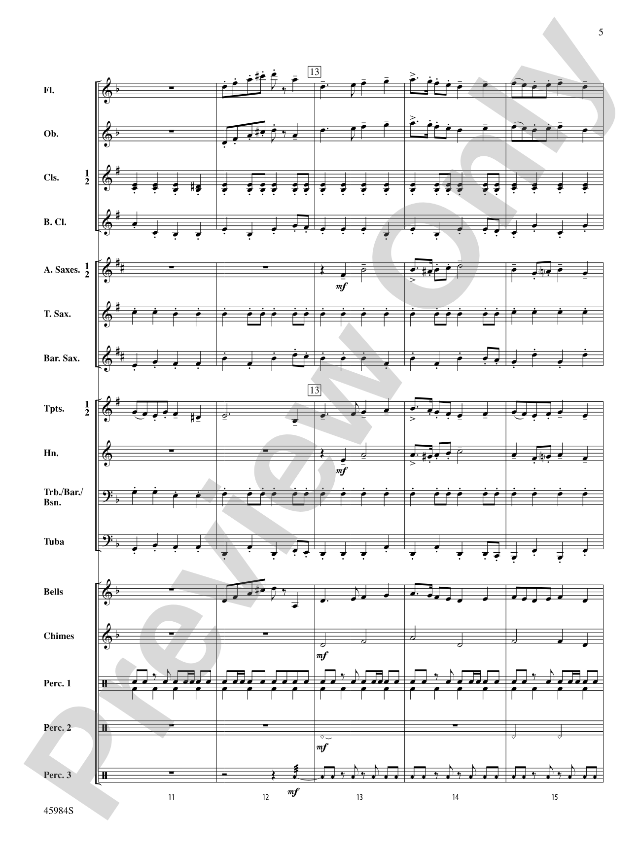 Marzo Zingaro: Concert Band Conductor Score & Parts