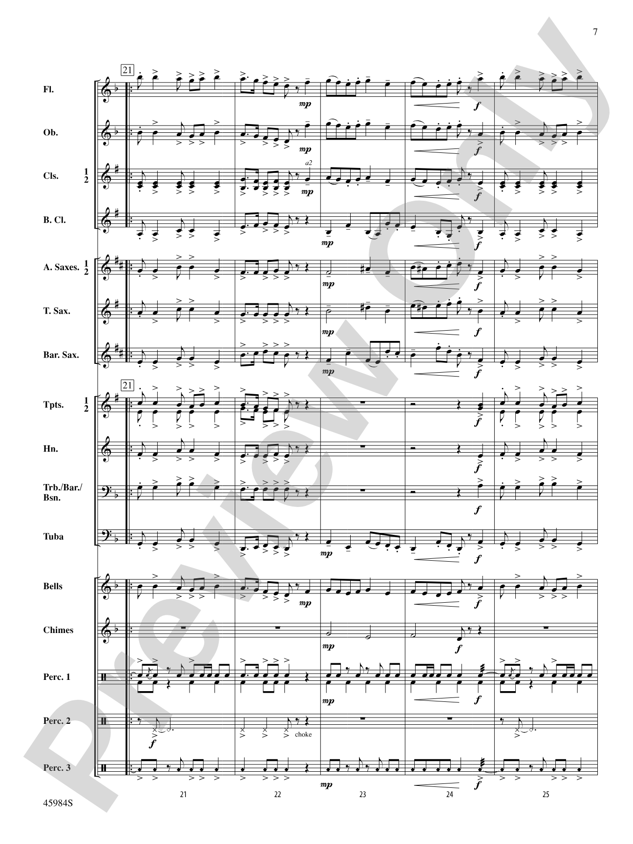 Marzo Zingaro: Concert Band Conductor Score & Parts