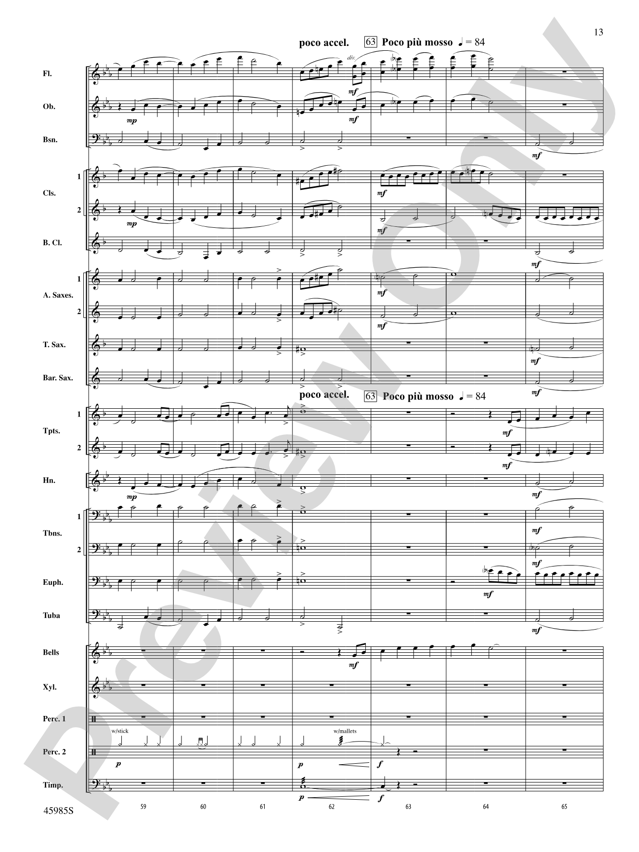 Chimney Rock Celebration: Concert Band Conductor Score & Parts