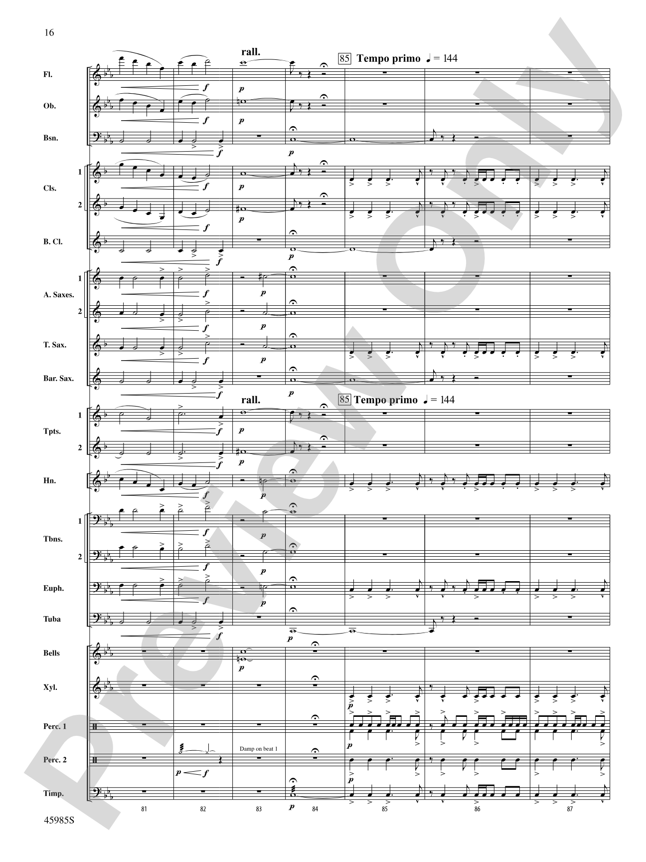 Chimney Rock Celebration: Concert Band Conductor Score & Parts