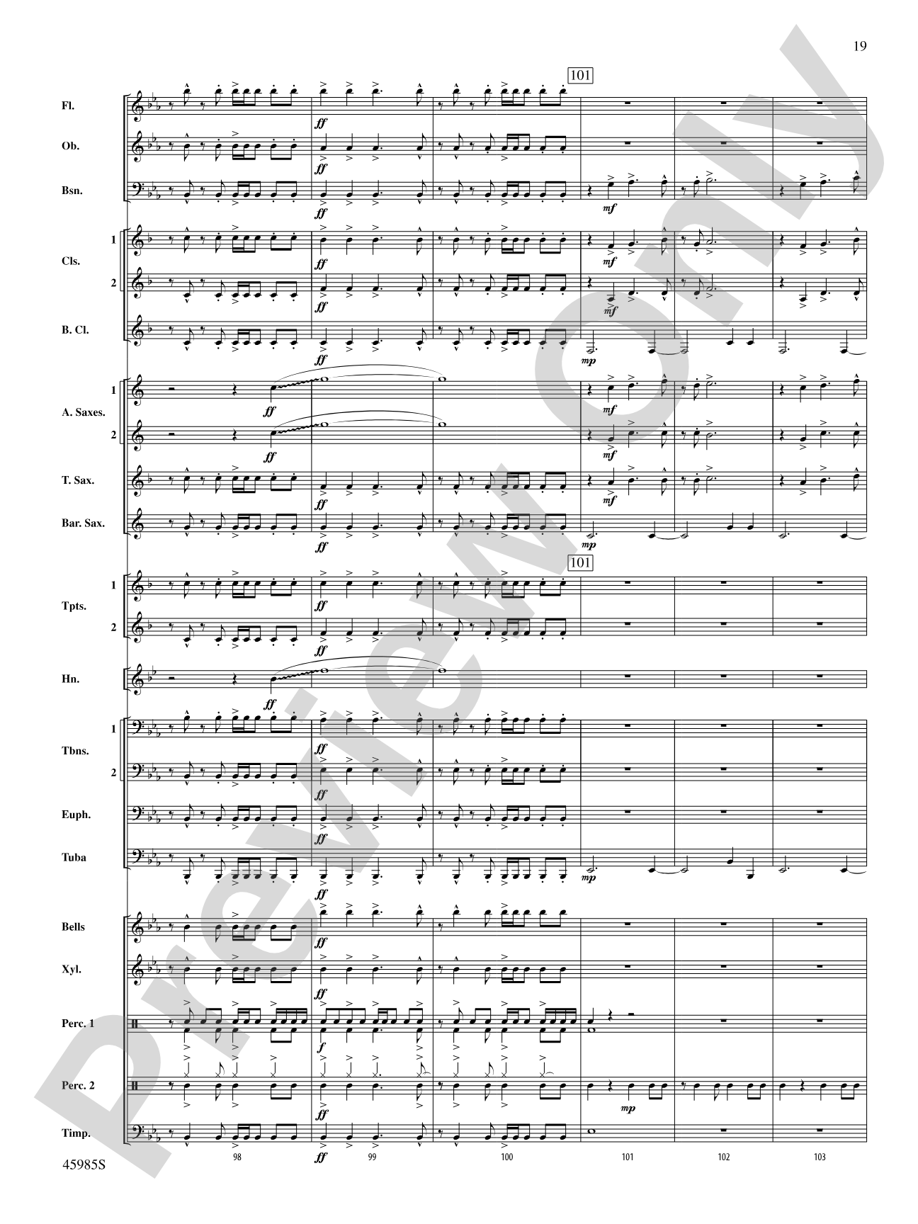 Chimney Rock Celebration: Concert Band Conductor Score & Parts