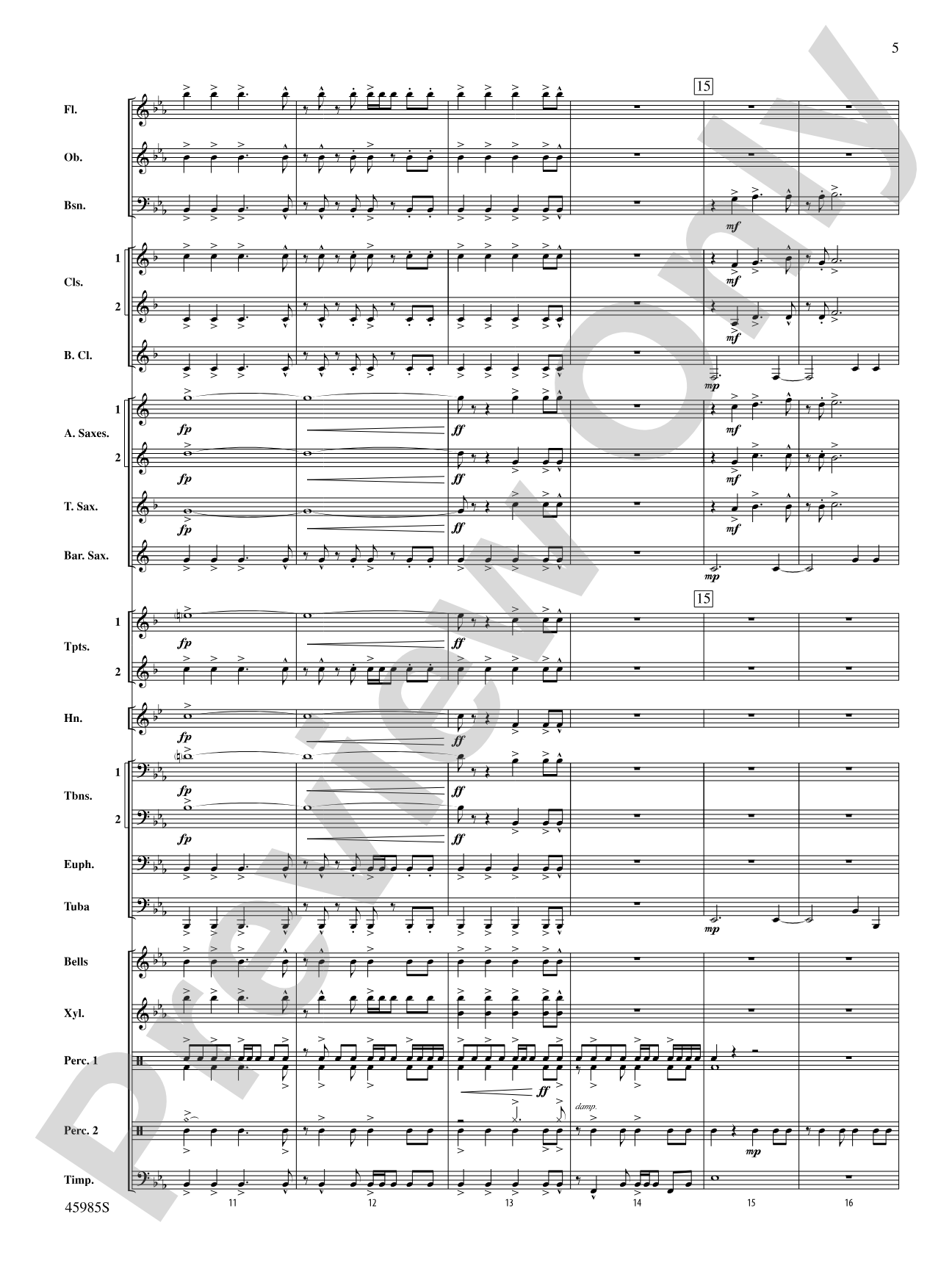 Chimney Rock Celebration: Concert Band Conductor Score & Parts