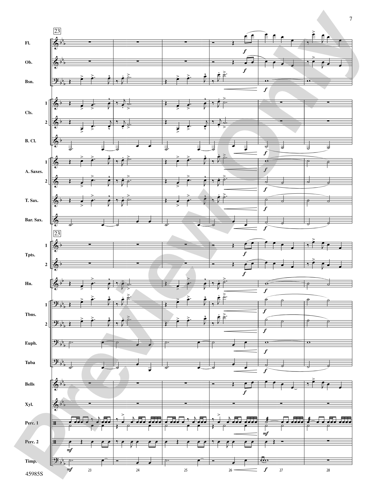 Chimney Rock Celebration: Concert Band Conductor Score & Parts