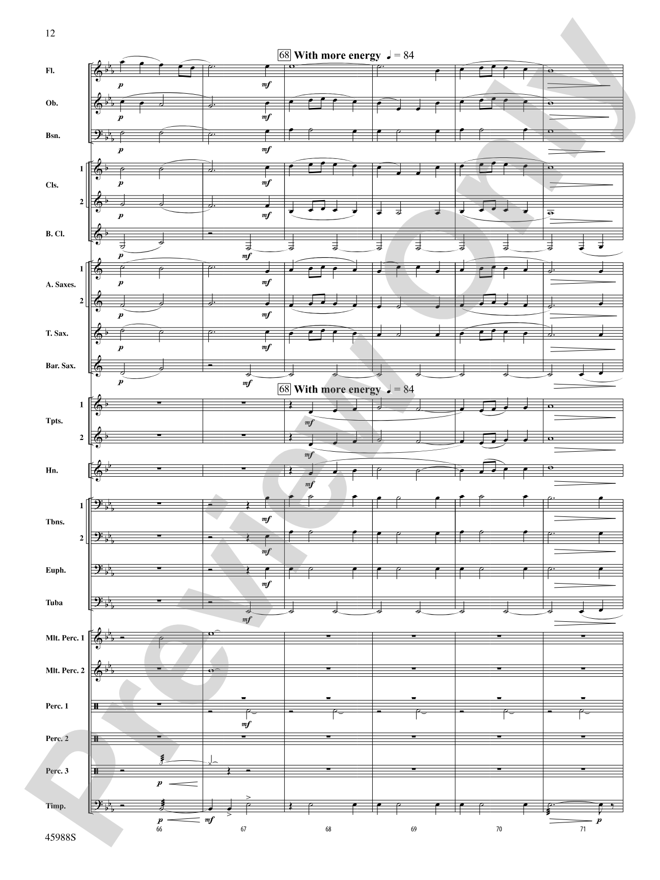 Alliance: Concert Band Conductor Score & Parts